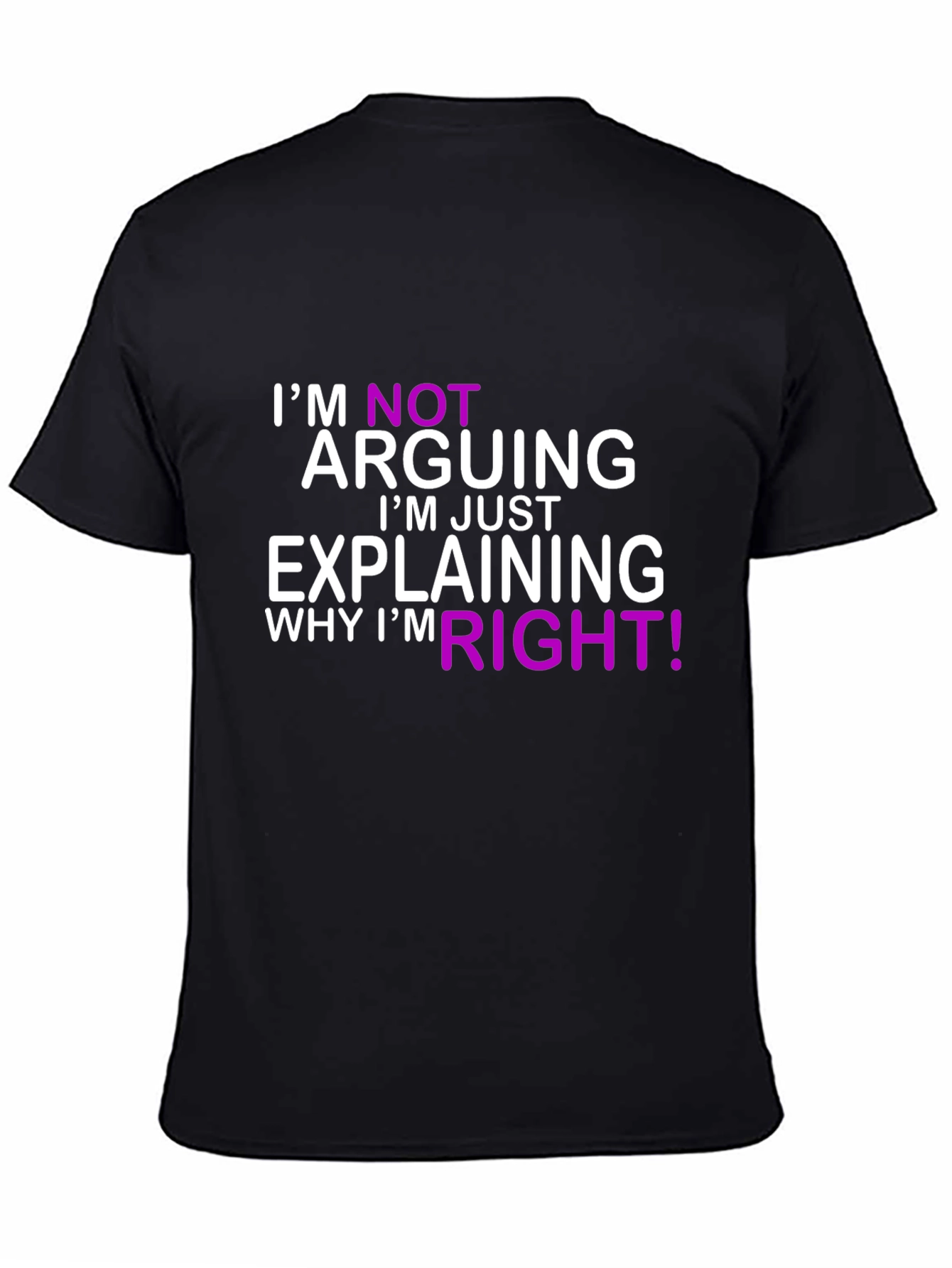 Im Not Arguing T-Shirt Funny Sarcastic Tee