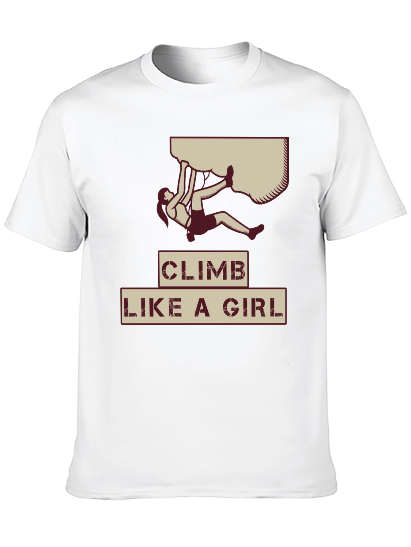 Climb Like a Girl Graphic Tee