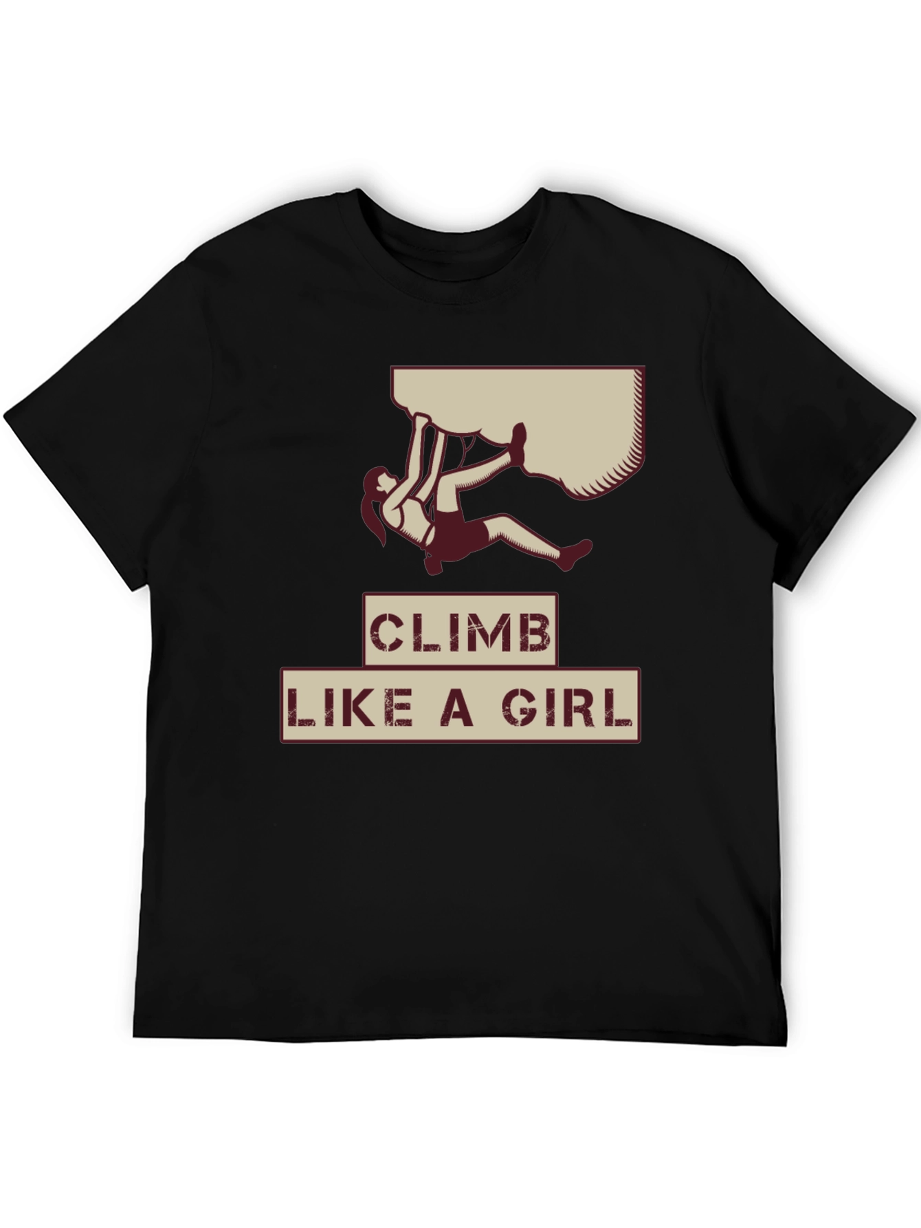 Climb Like a Girl Graphic Tee