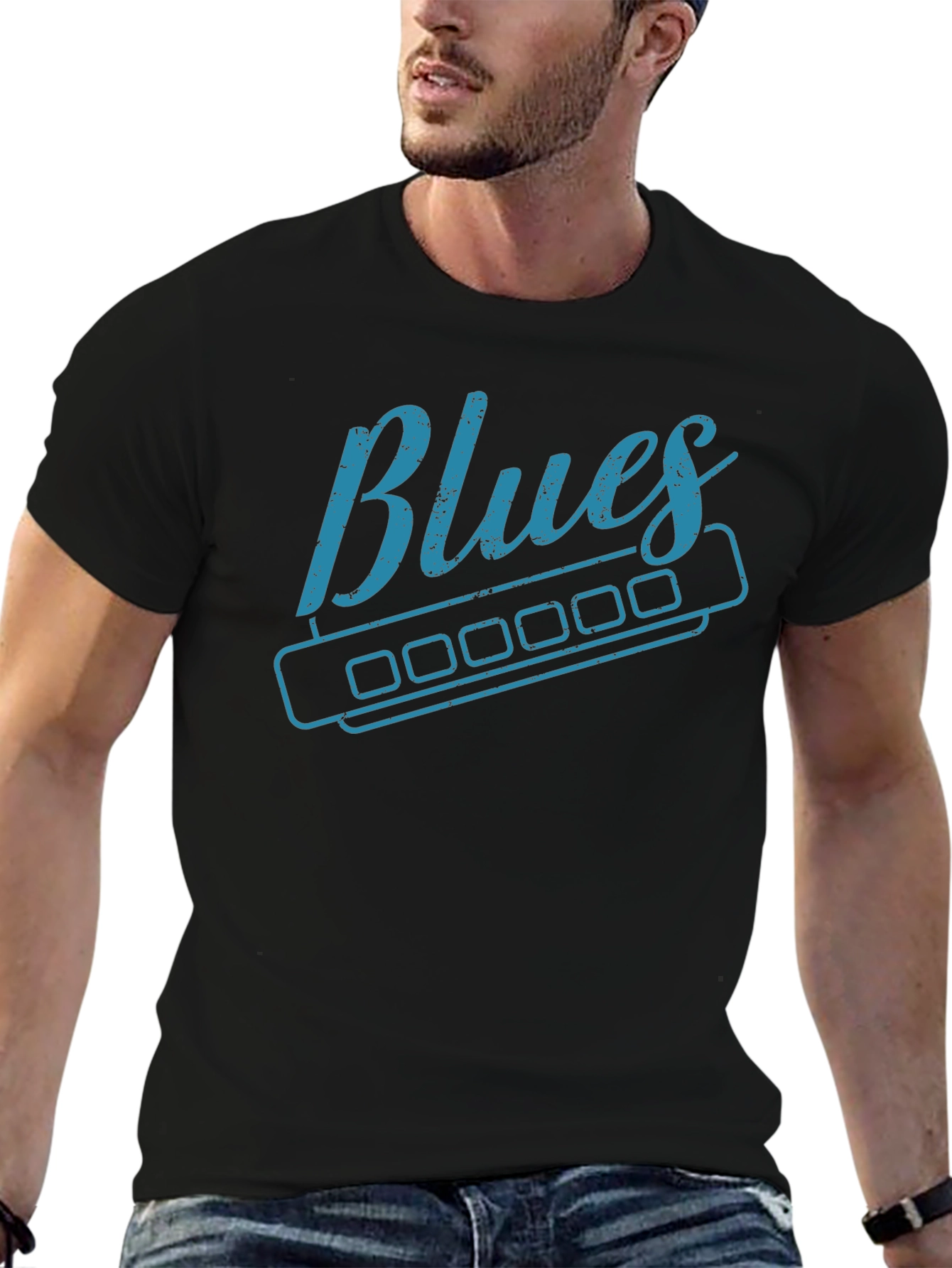 Blues Harmonica T-Shirt