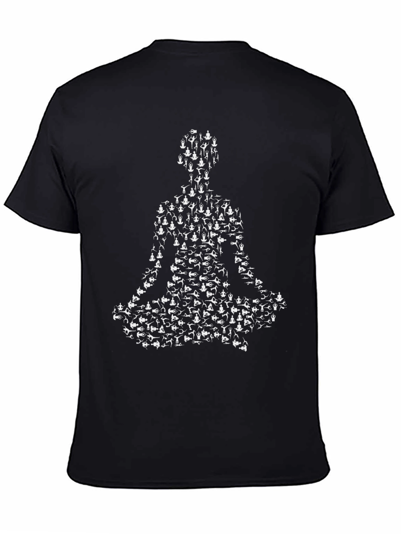 Yoga Pose Silhouette T-Shirt - Meditation & Fitness