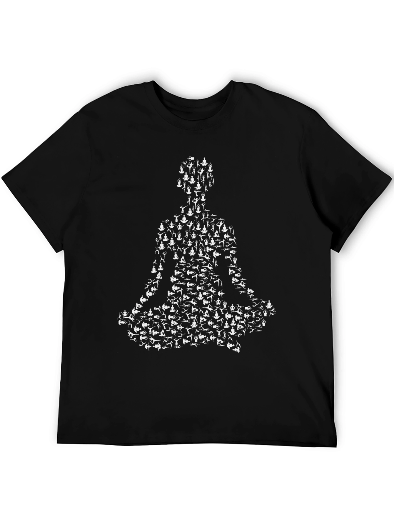 Yoga Pose Silhouette T-Shirt - Meditation & Fitness