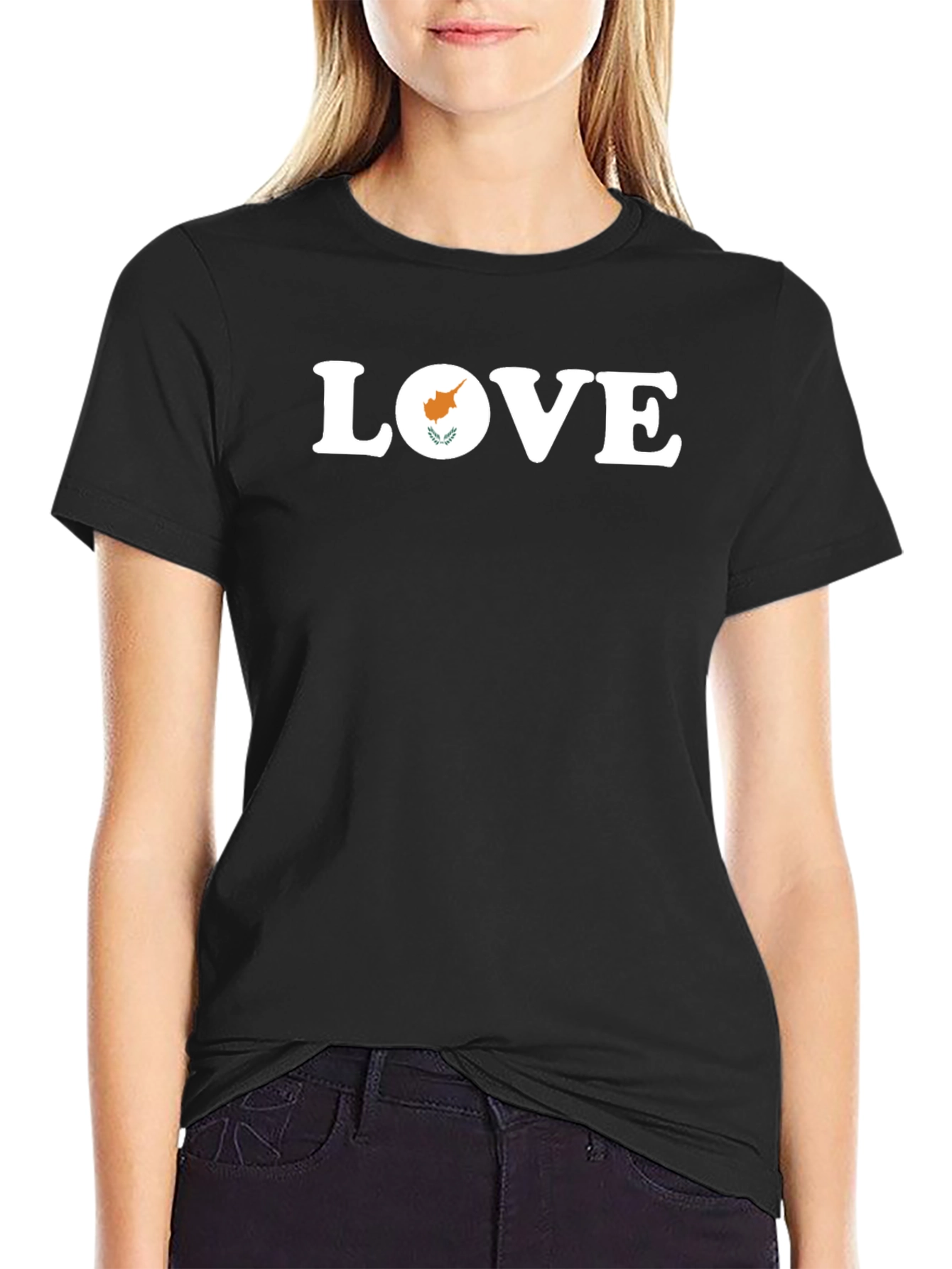 Cyprus Flag LOVE T-Shirt - Stylish & Comfortable