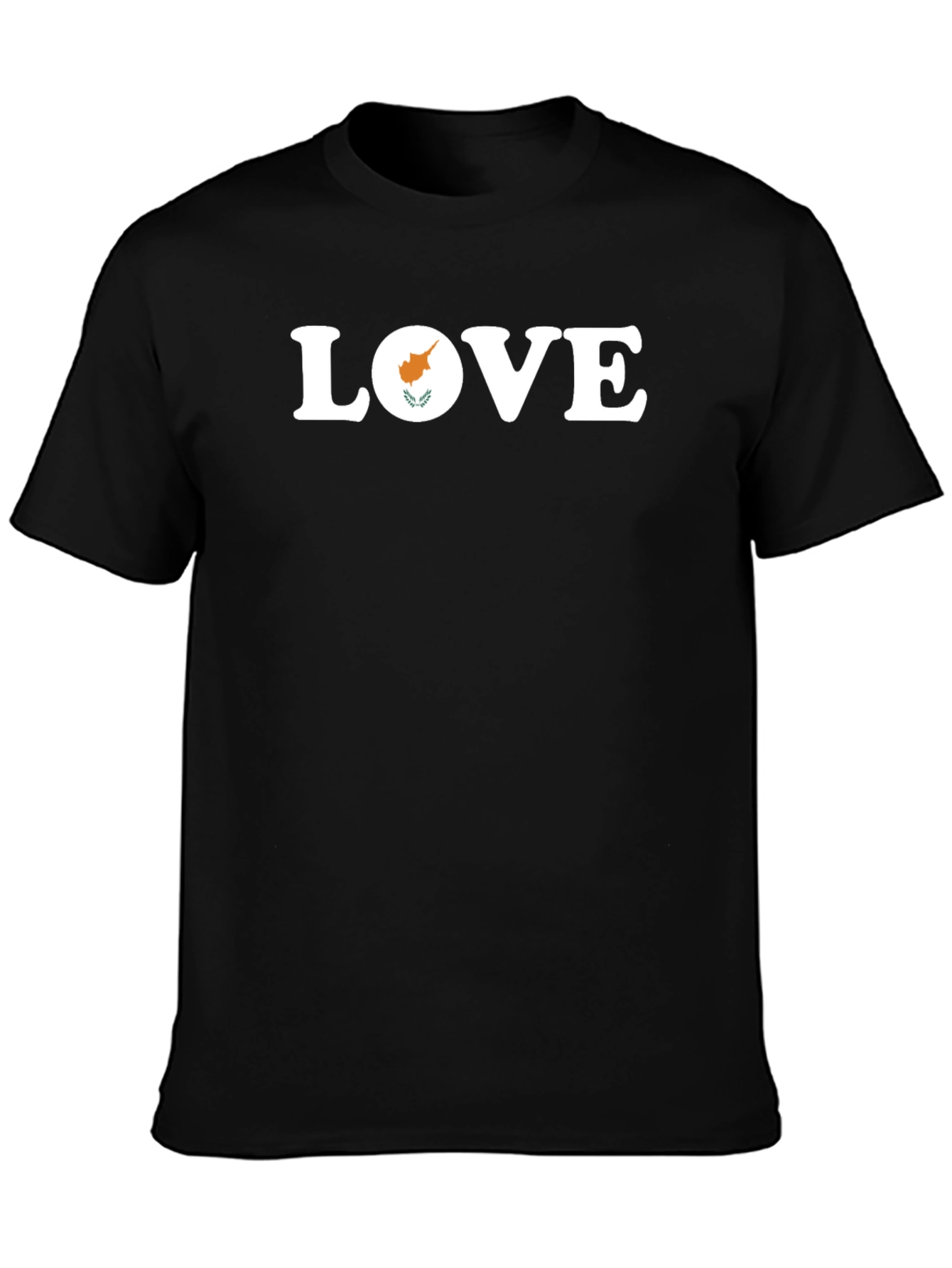 Cyprus Flag LOVE T-Shirt - Stylish & Comfortable