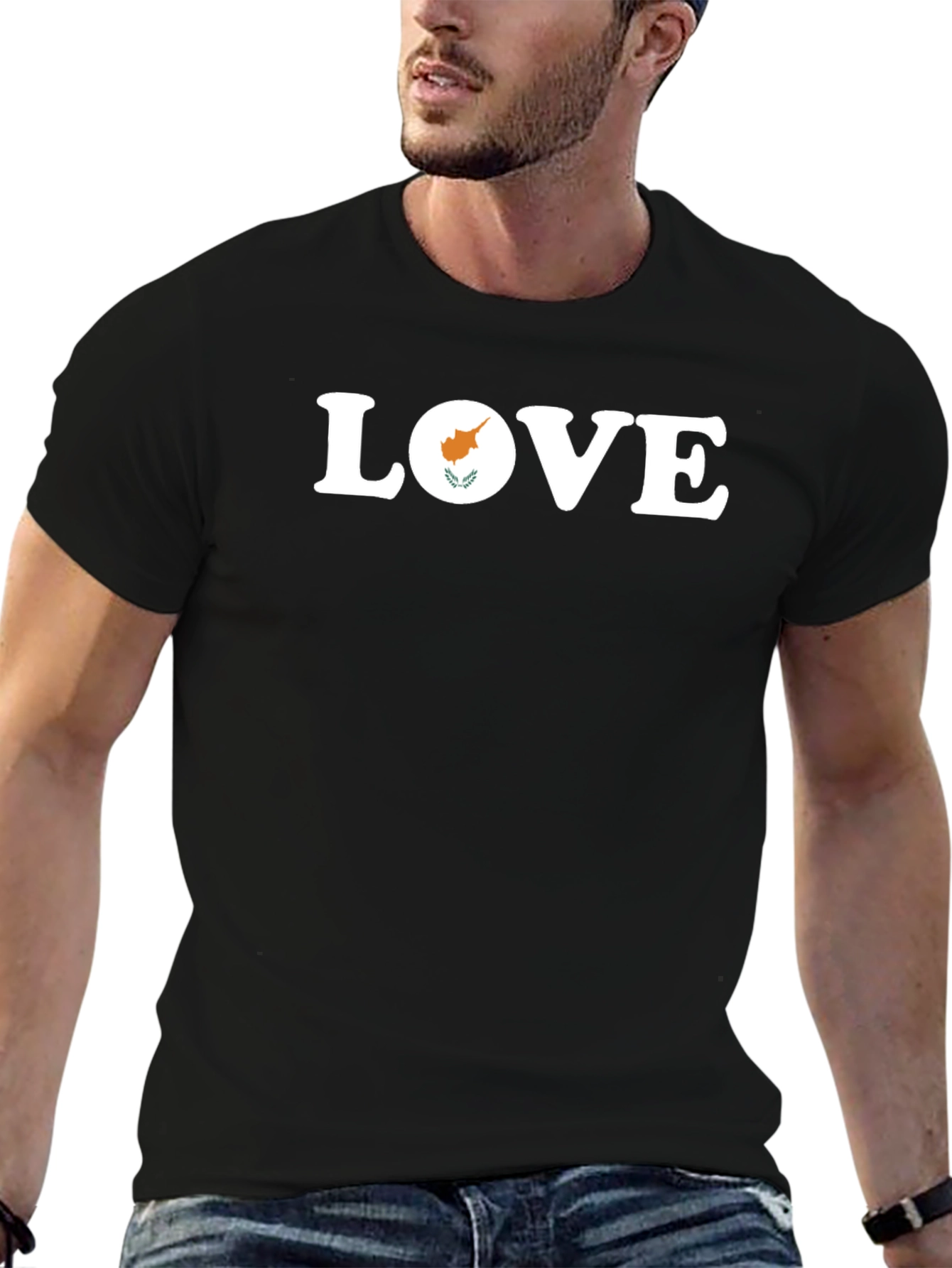 Cyprus Flag LOVE T-Shirt - Stylish & Comfortable