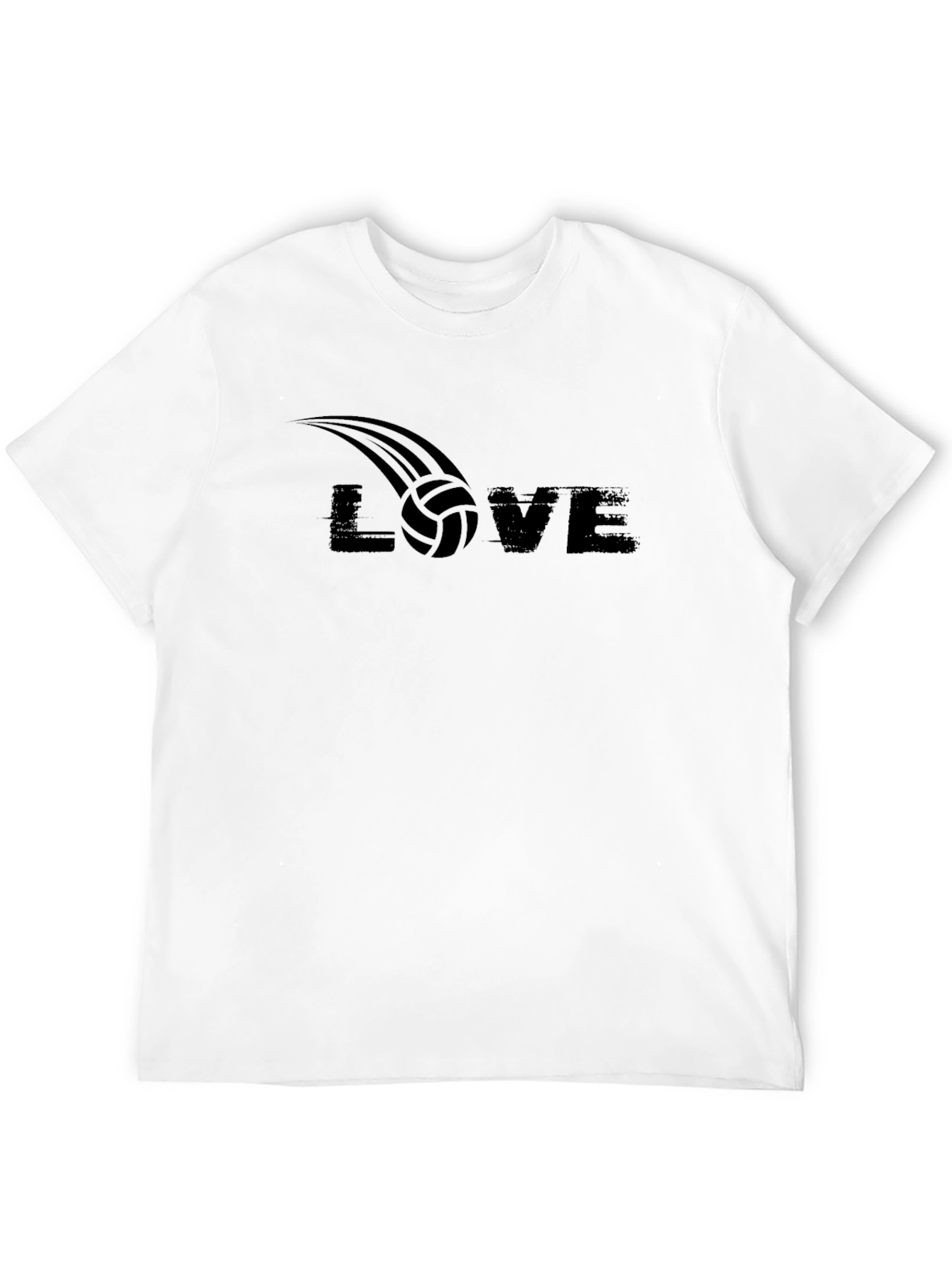 Volleyball Love Graphic Tee - Black T-Shirt