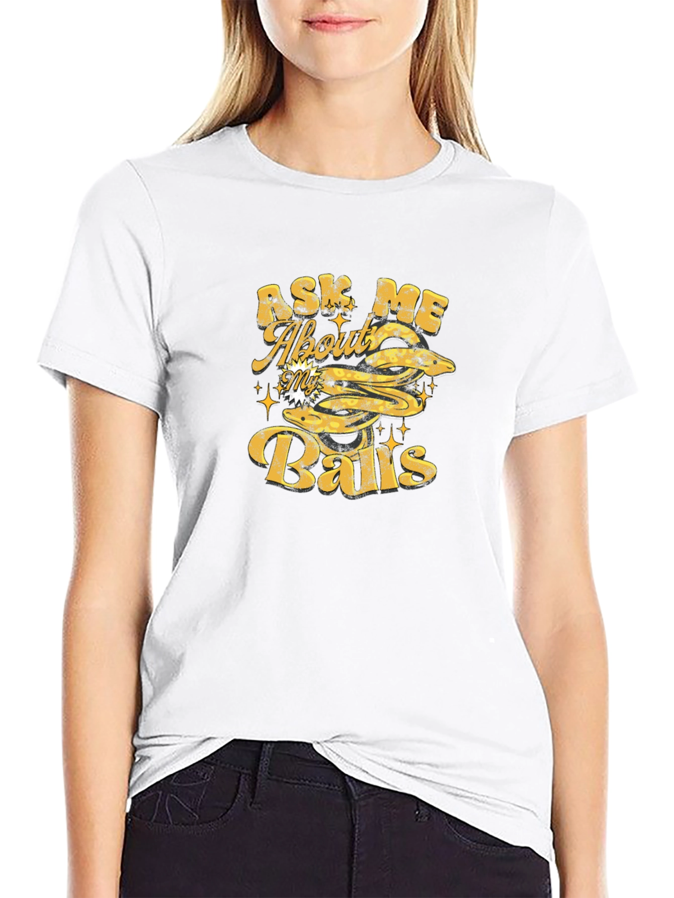 Ask Me About My Balls - Graphic T-Shirt