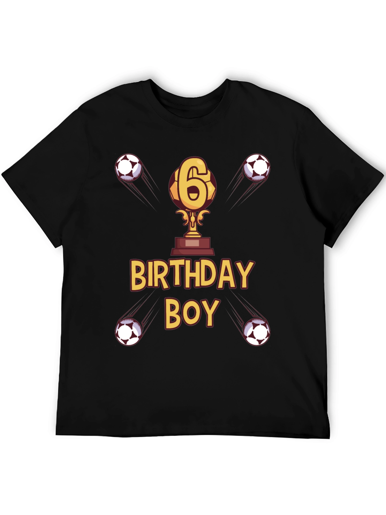 Birthday Boy Soccer T-Shirt - Age 6
