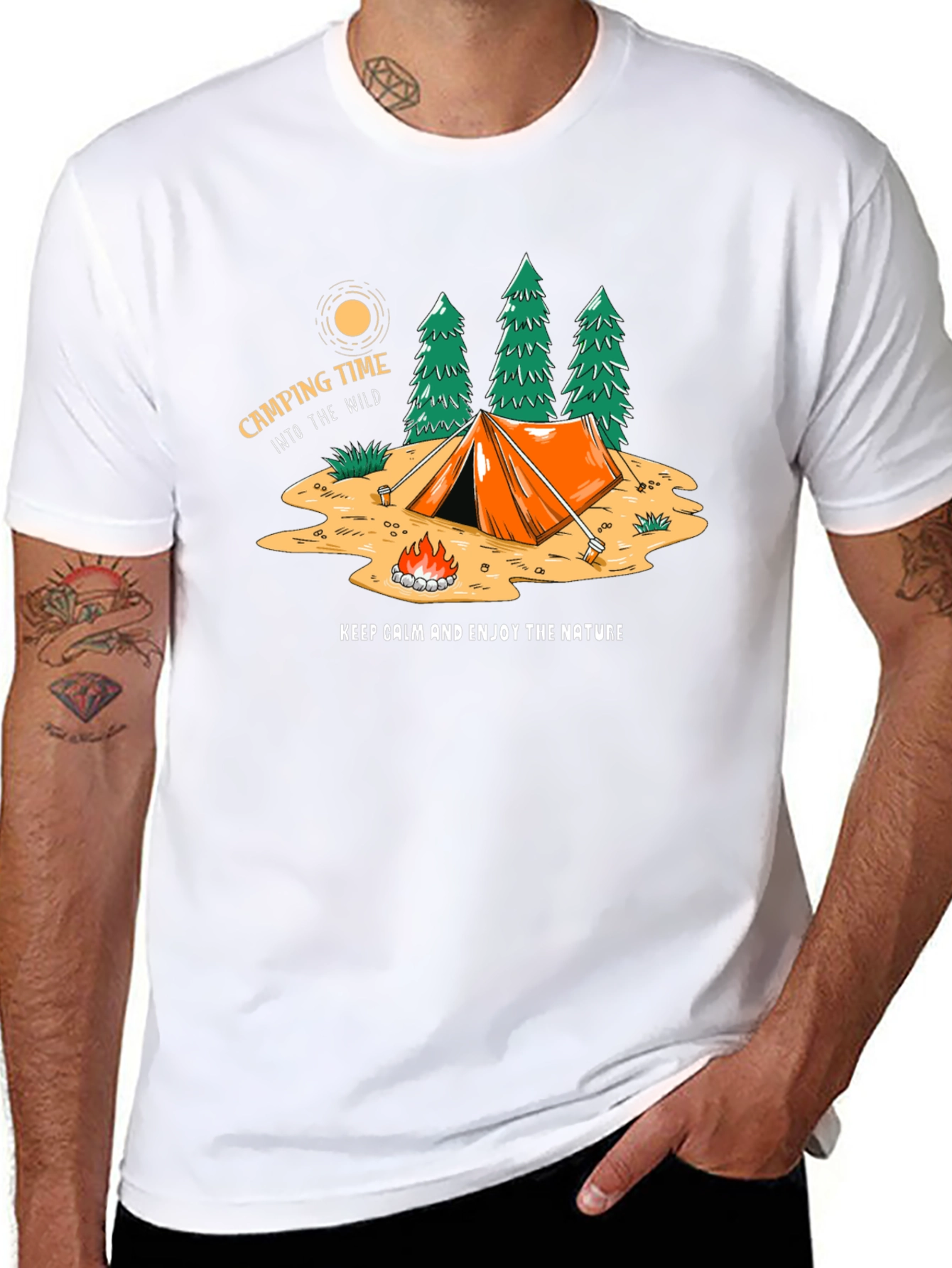 Camping Time Graphic Tee - Into the Wild