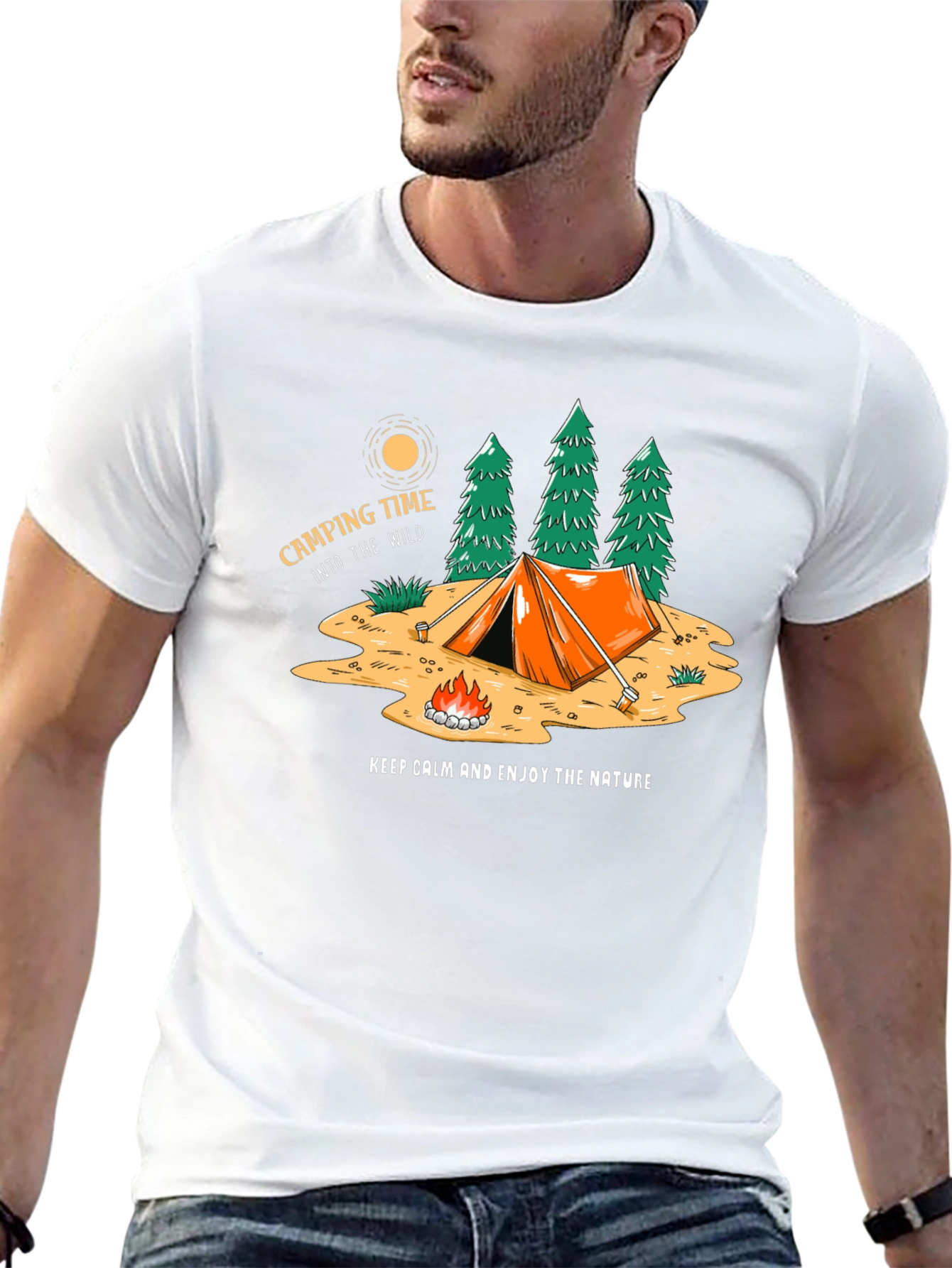 Camping Time Graphic Tee - Into the Wild