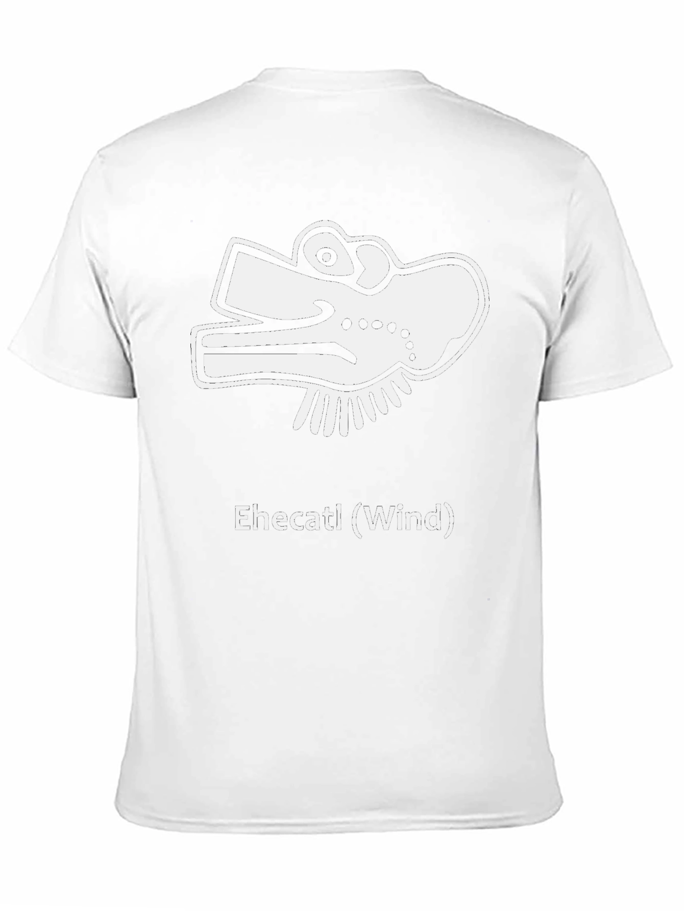 Ehecatl Wind Aztec God Black T-Shirt