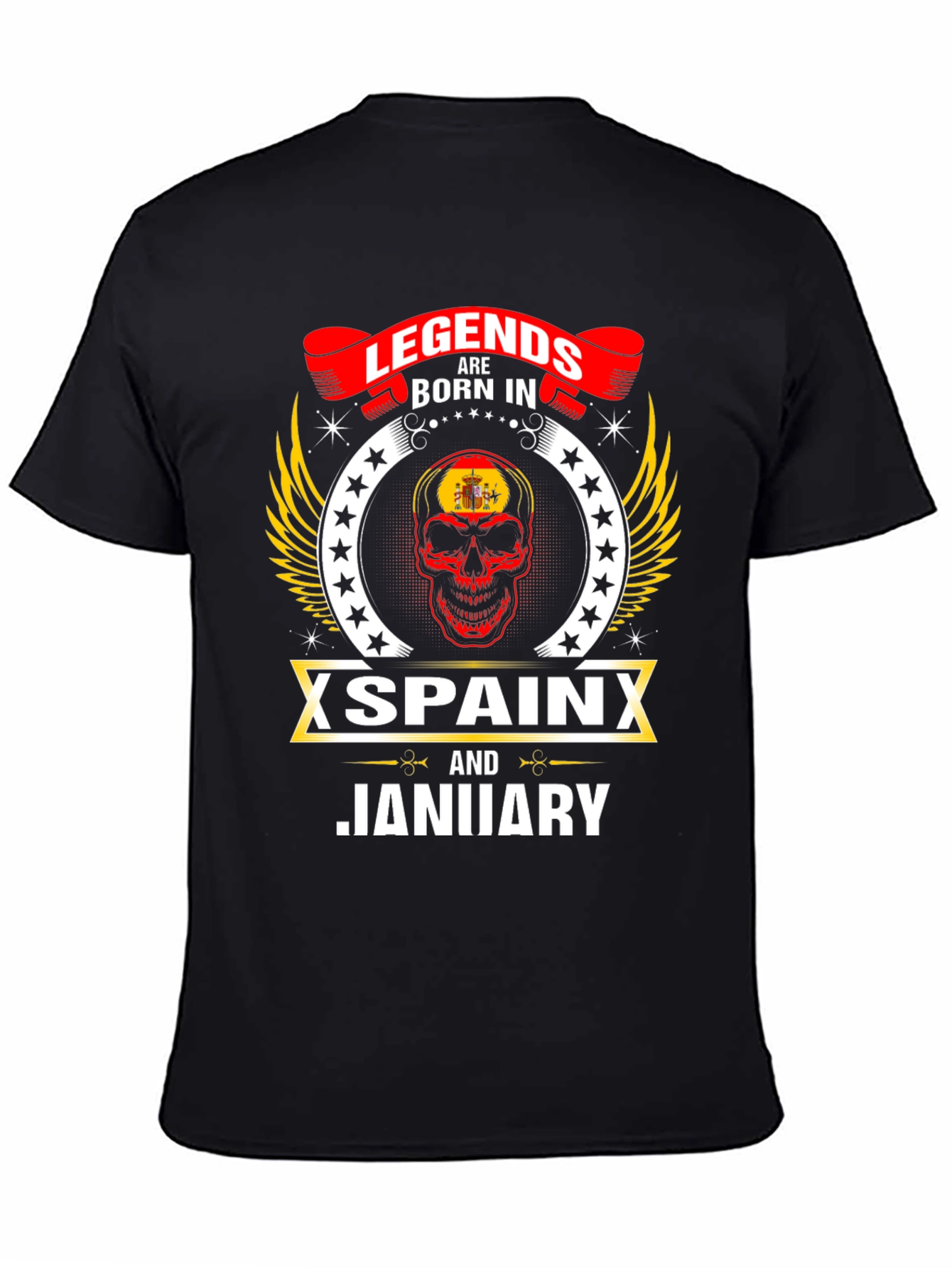 Legends Born in Spain in January T-Shirt