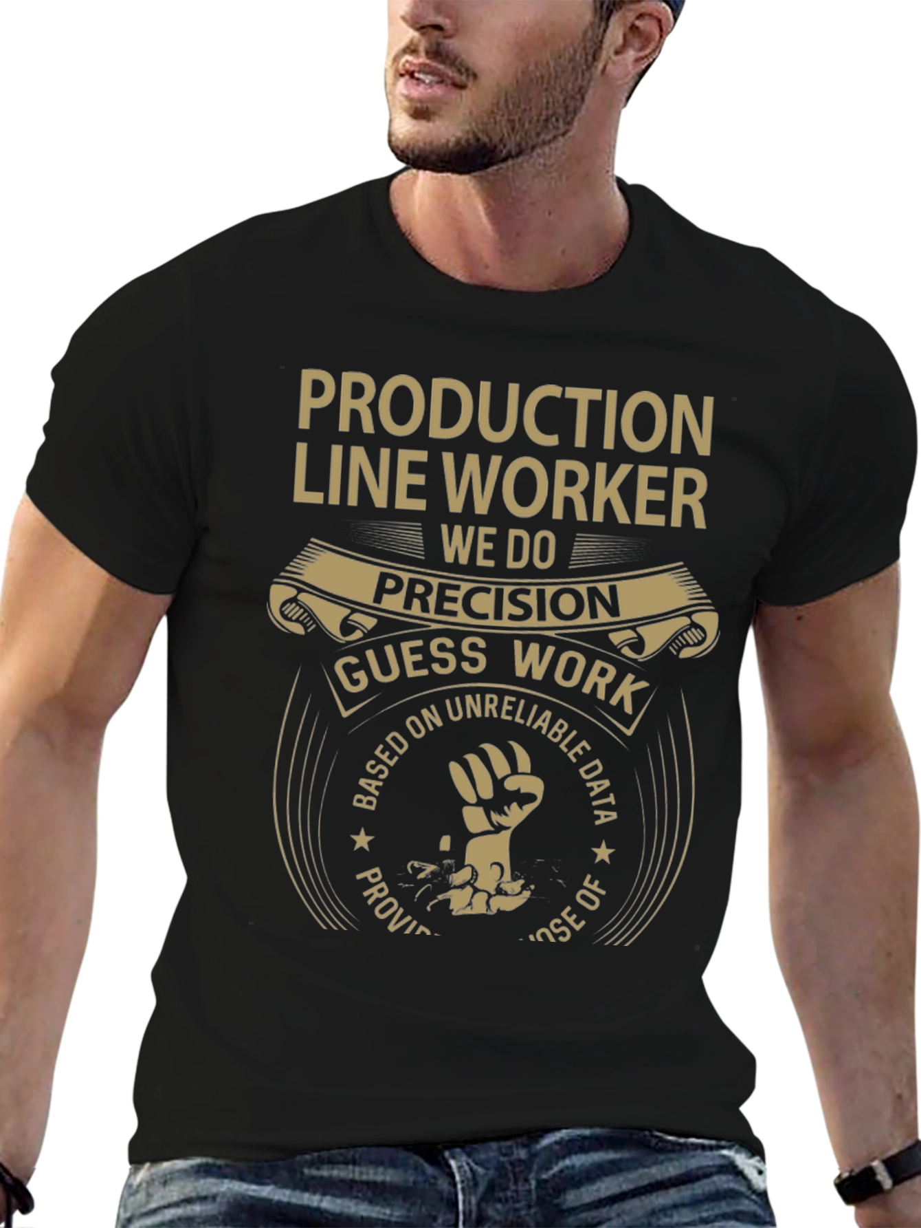 Production Line Worker Graphic T-Shirt