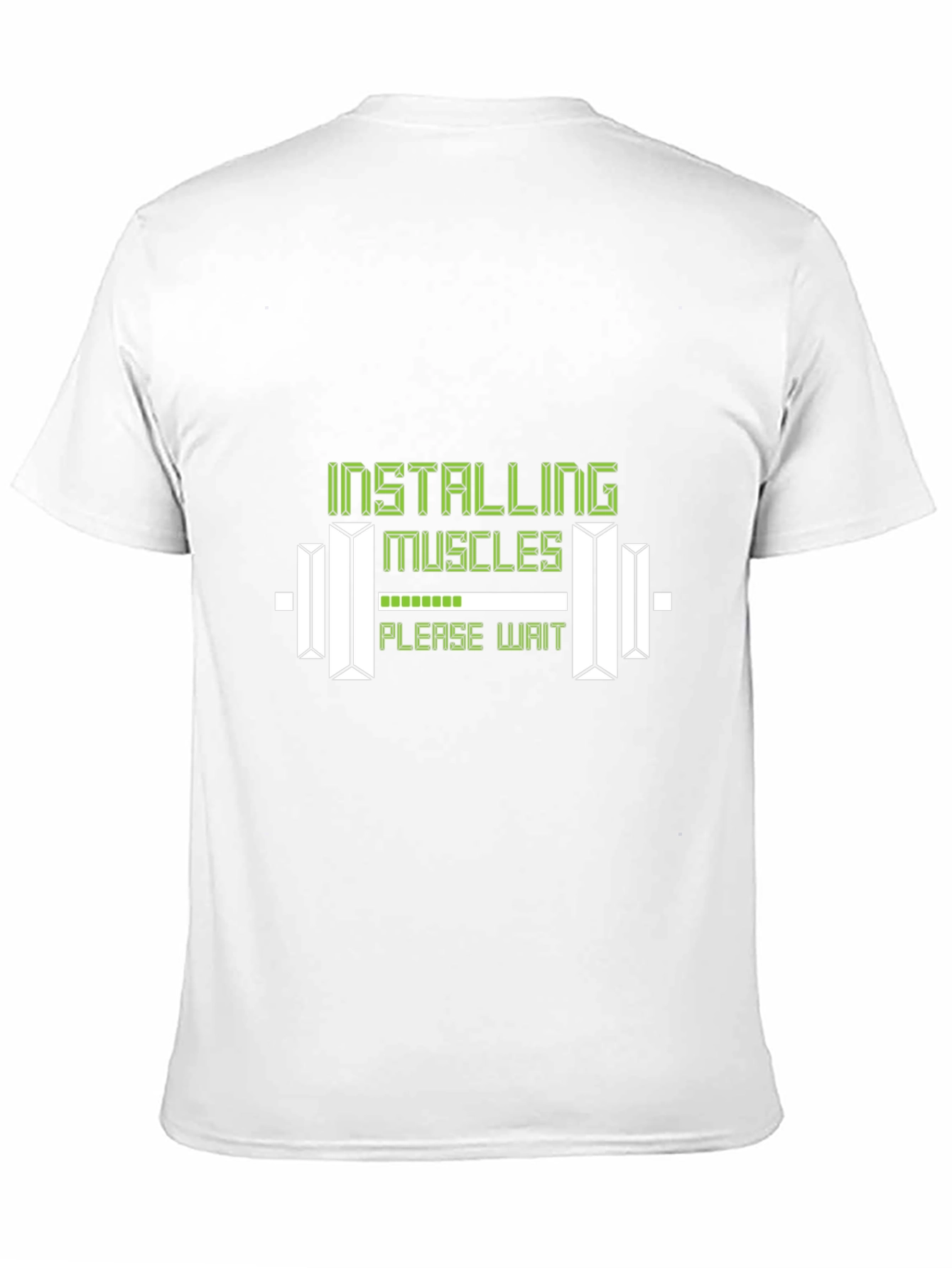 Installing Muscles Graphic Tee - Gym Humor
