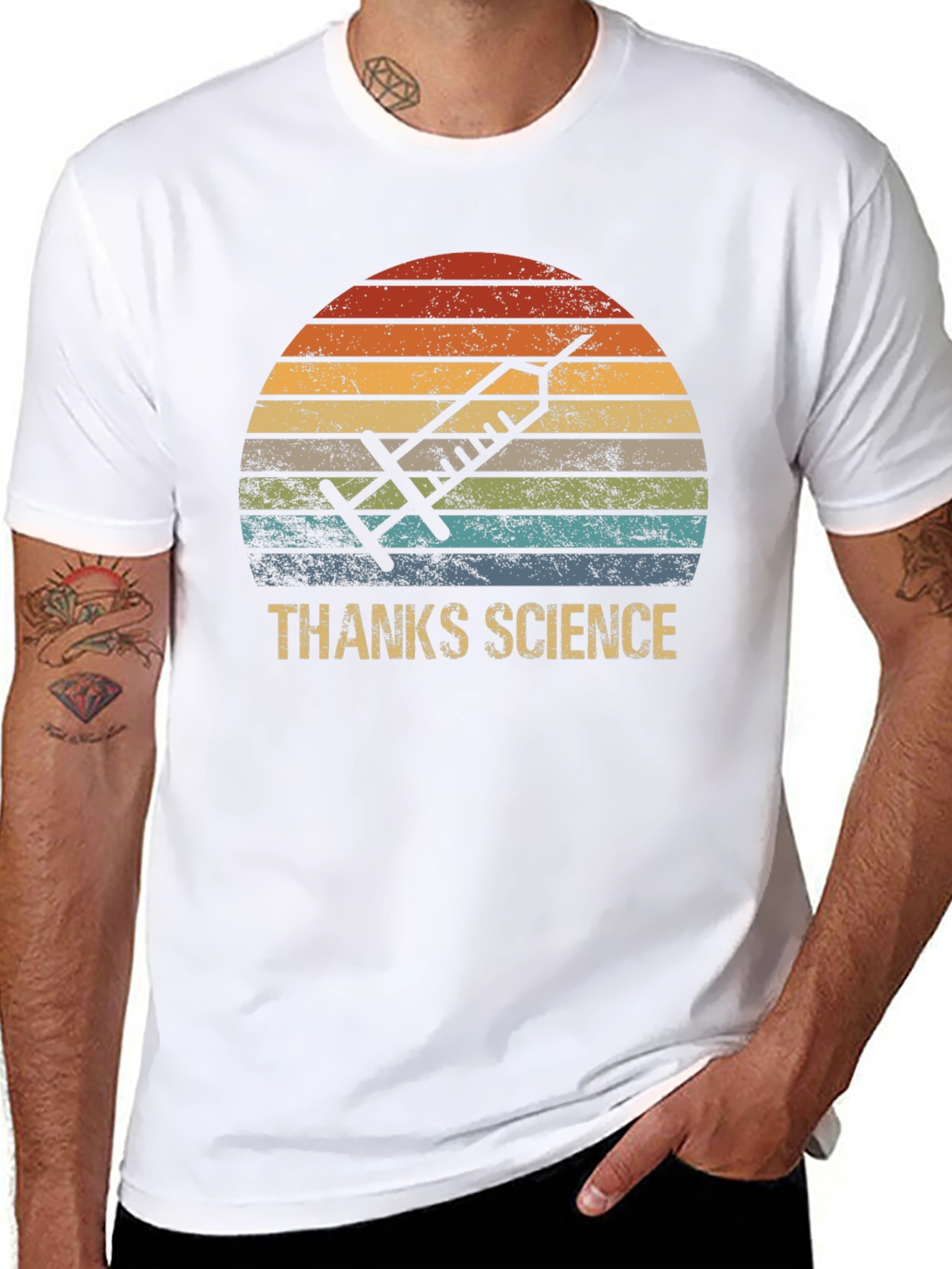 Thanks Science T-Shirt: Retro Vaccine Design