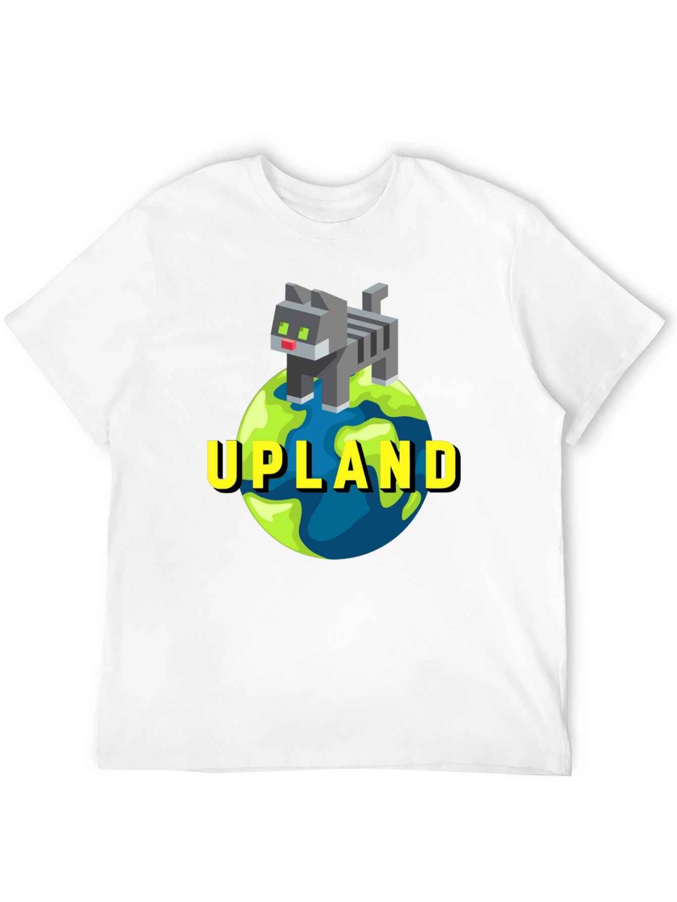 Upland Cat on Globe T-Shirt