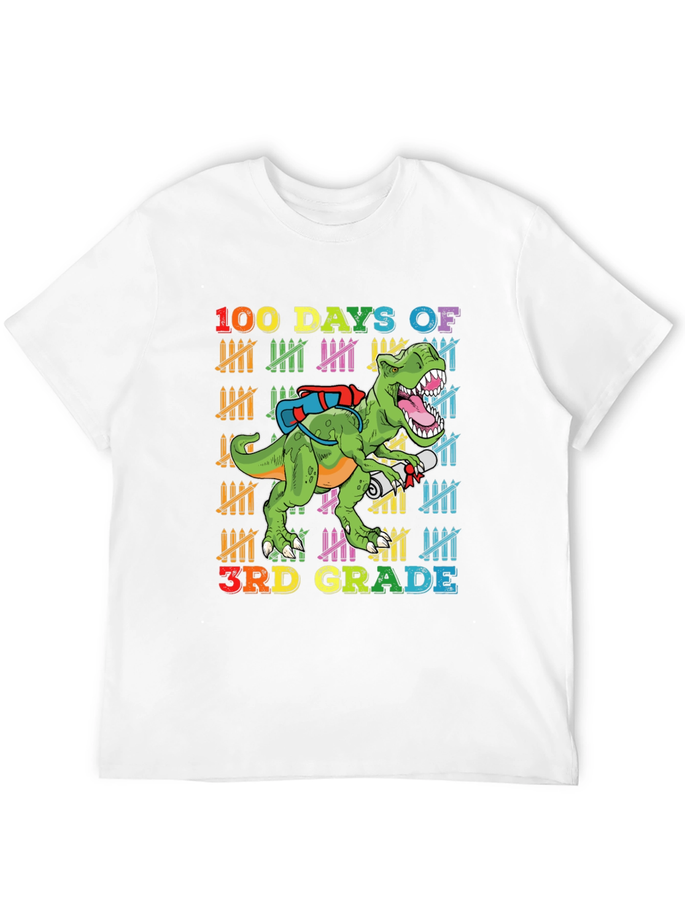 100 Days of 3rd Grade Dinosaur T-Shirt