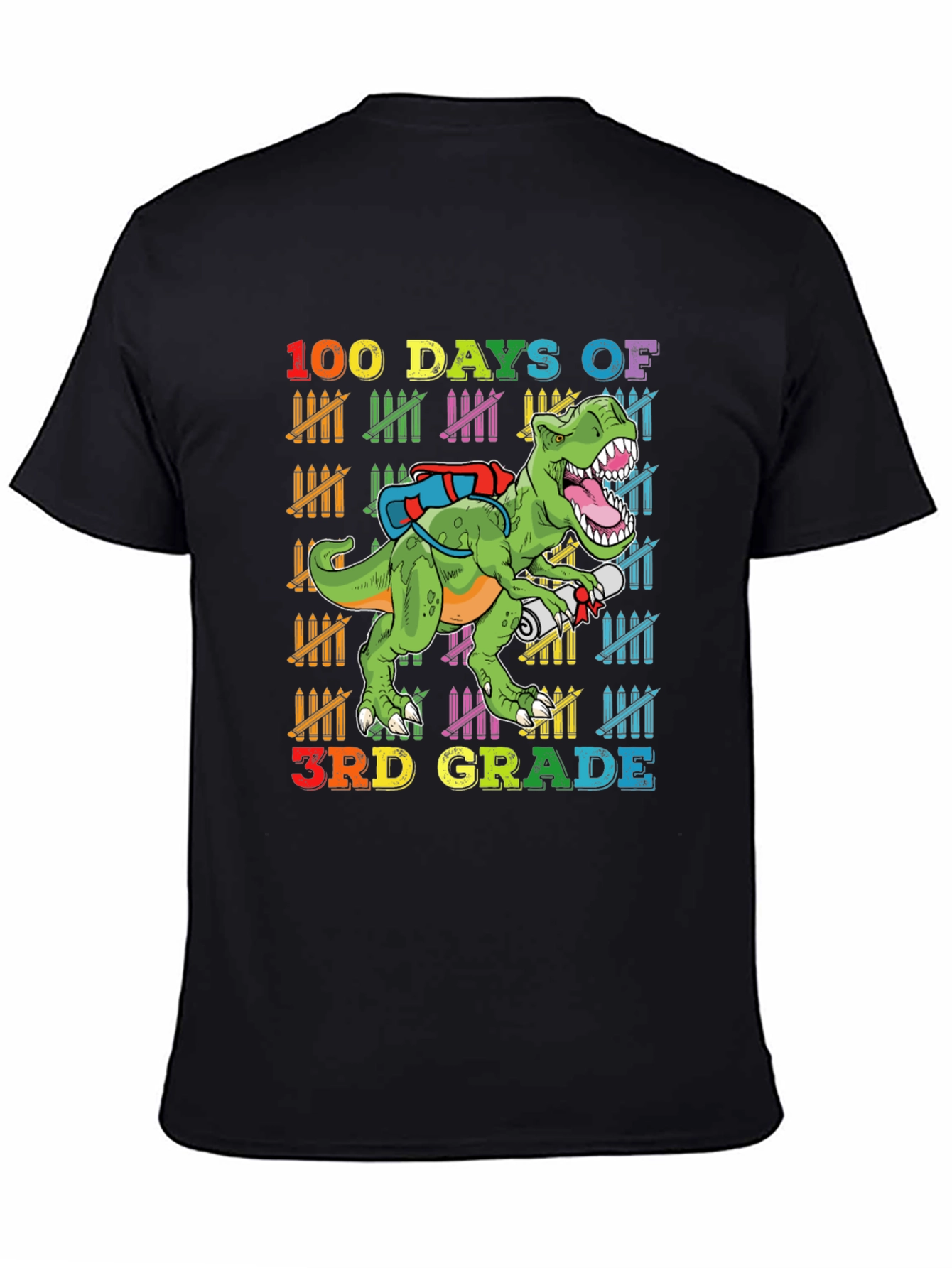 100 Days of 3rd Grade Dinosaur T-Shirt