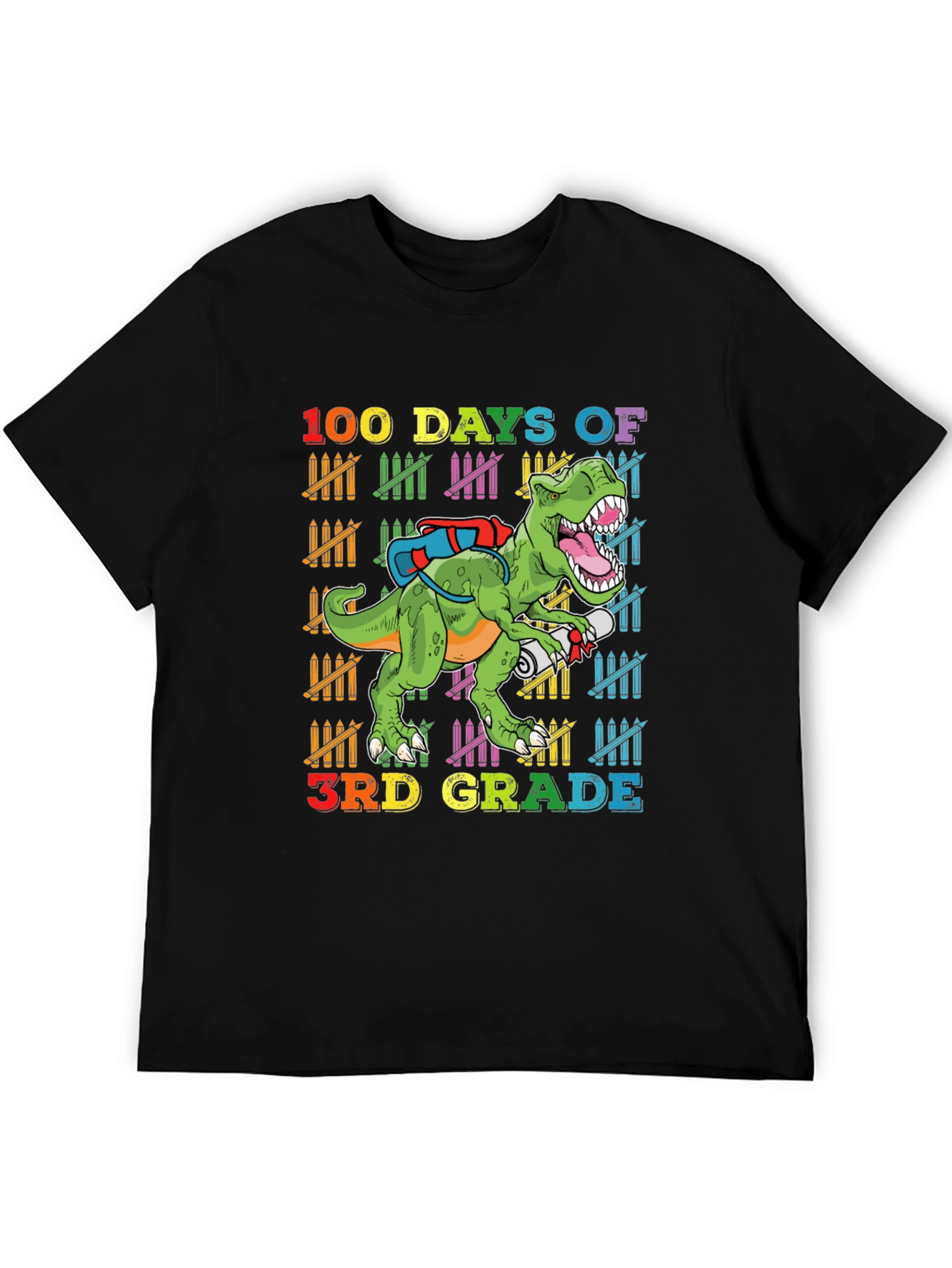 100 Days of 3rd Grade Dinosaur T-Shirt