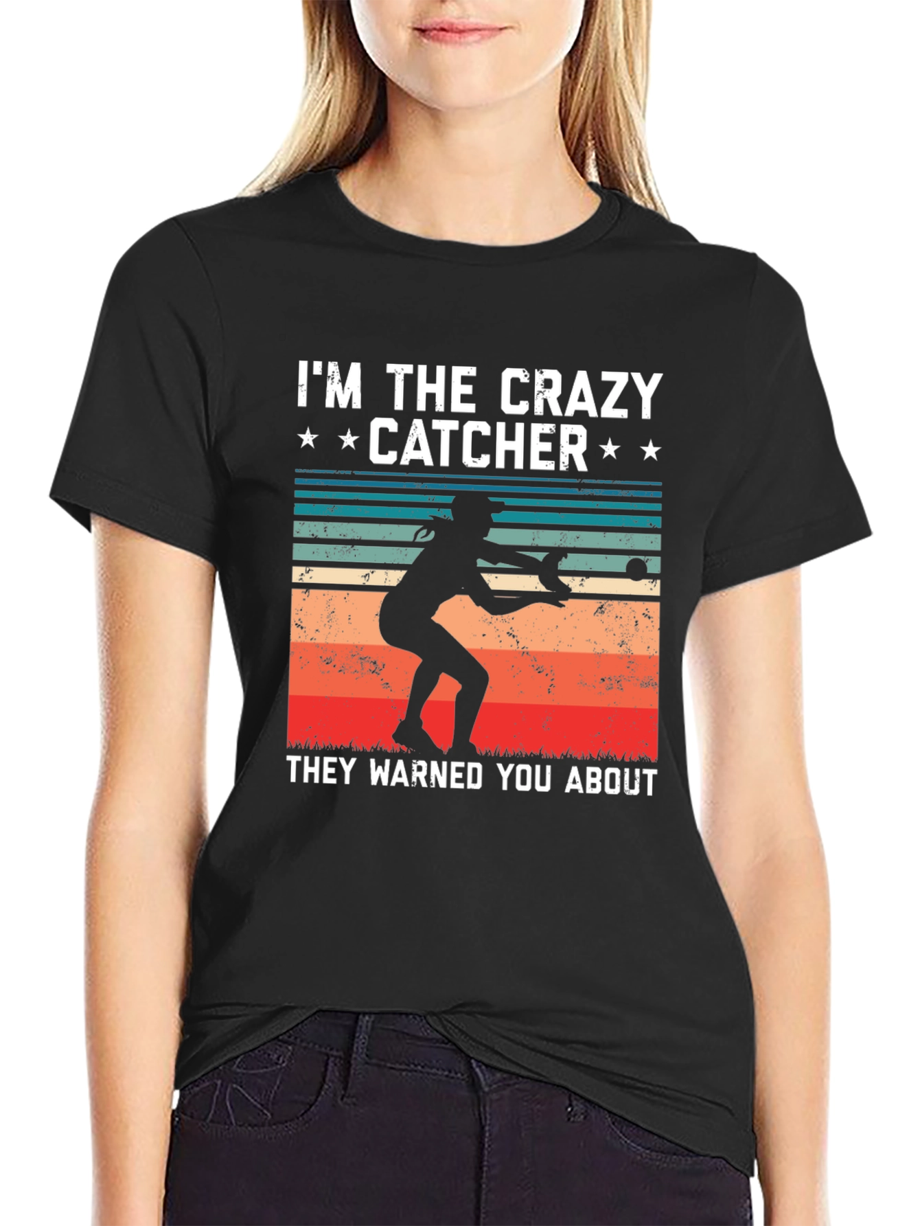 Crazy Catcher Graphic T-Shirt