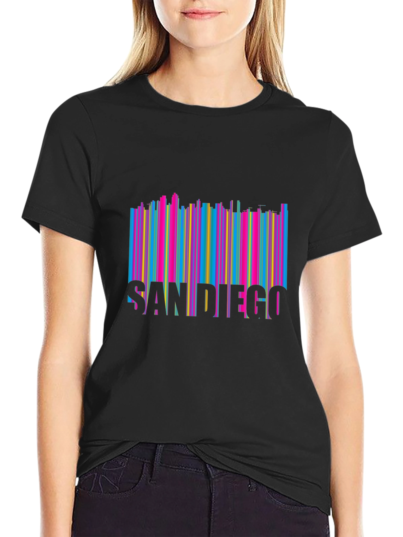 San Diego Skyline Graphic T-Shirt