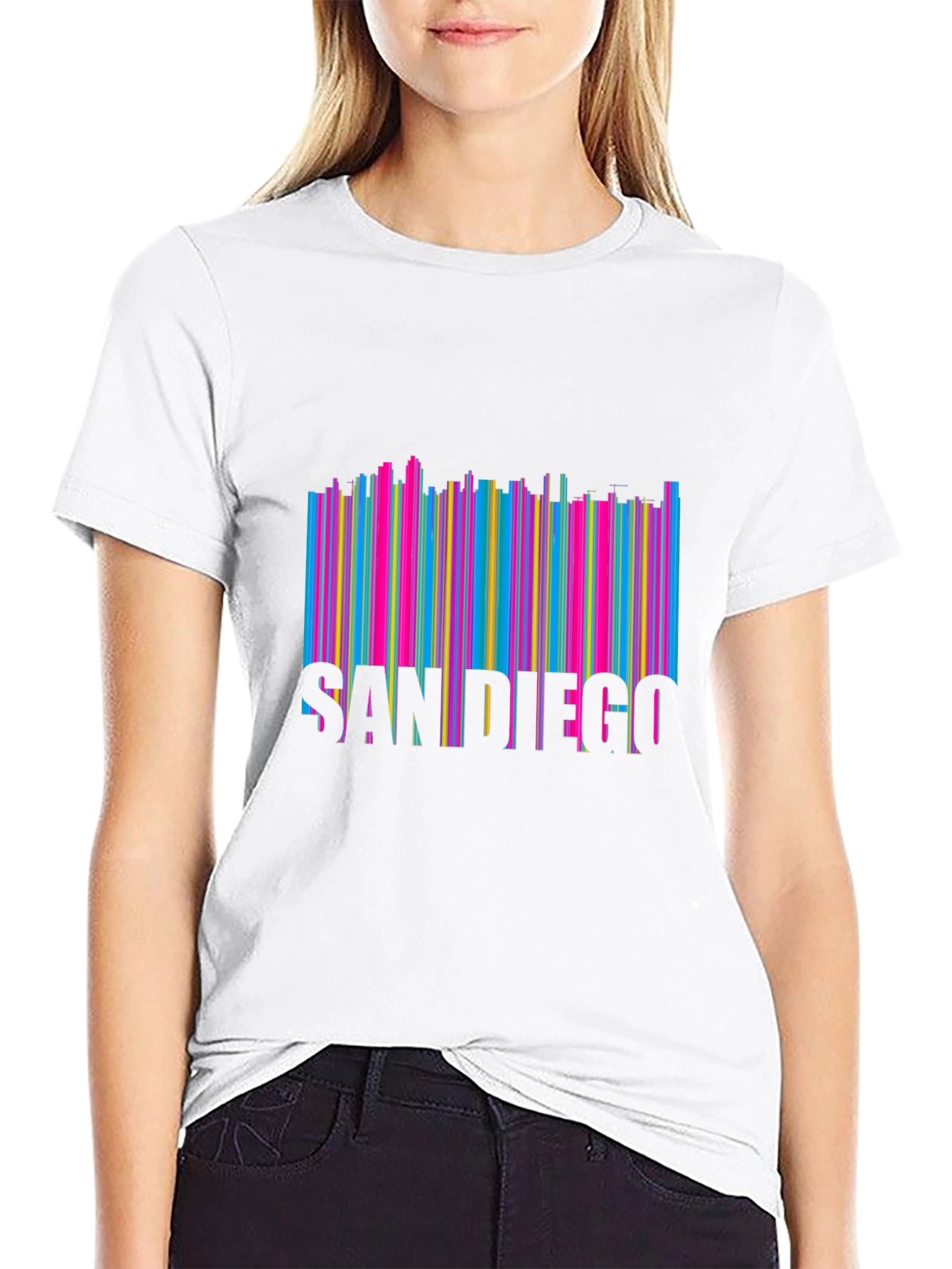 San Diego Skyline Graphic T-Shirt