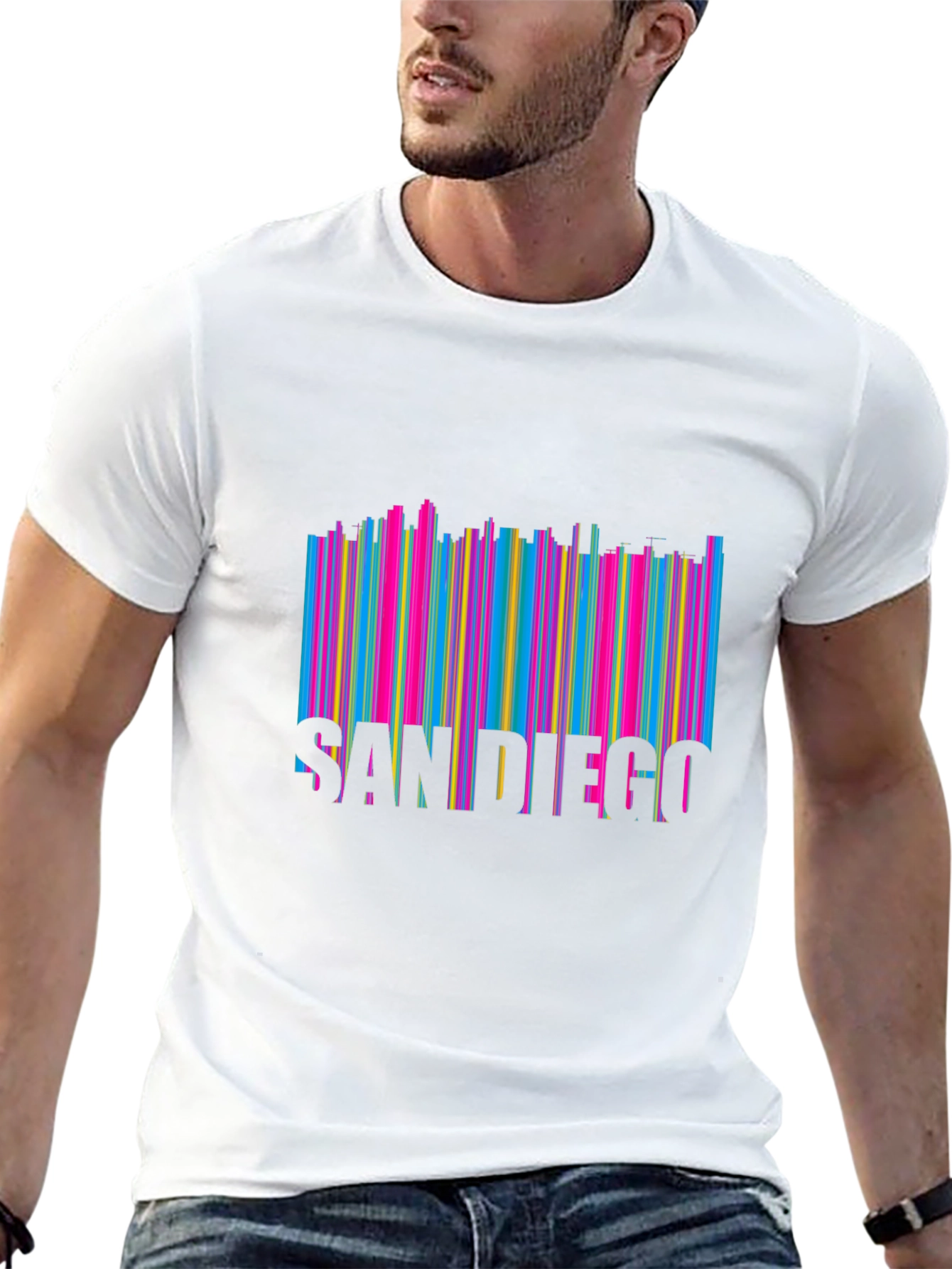 San Diego Skyline Graphic T-Shirt
