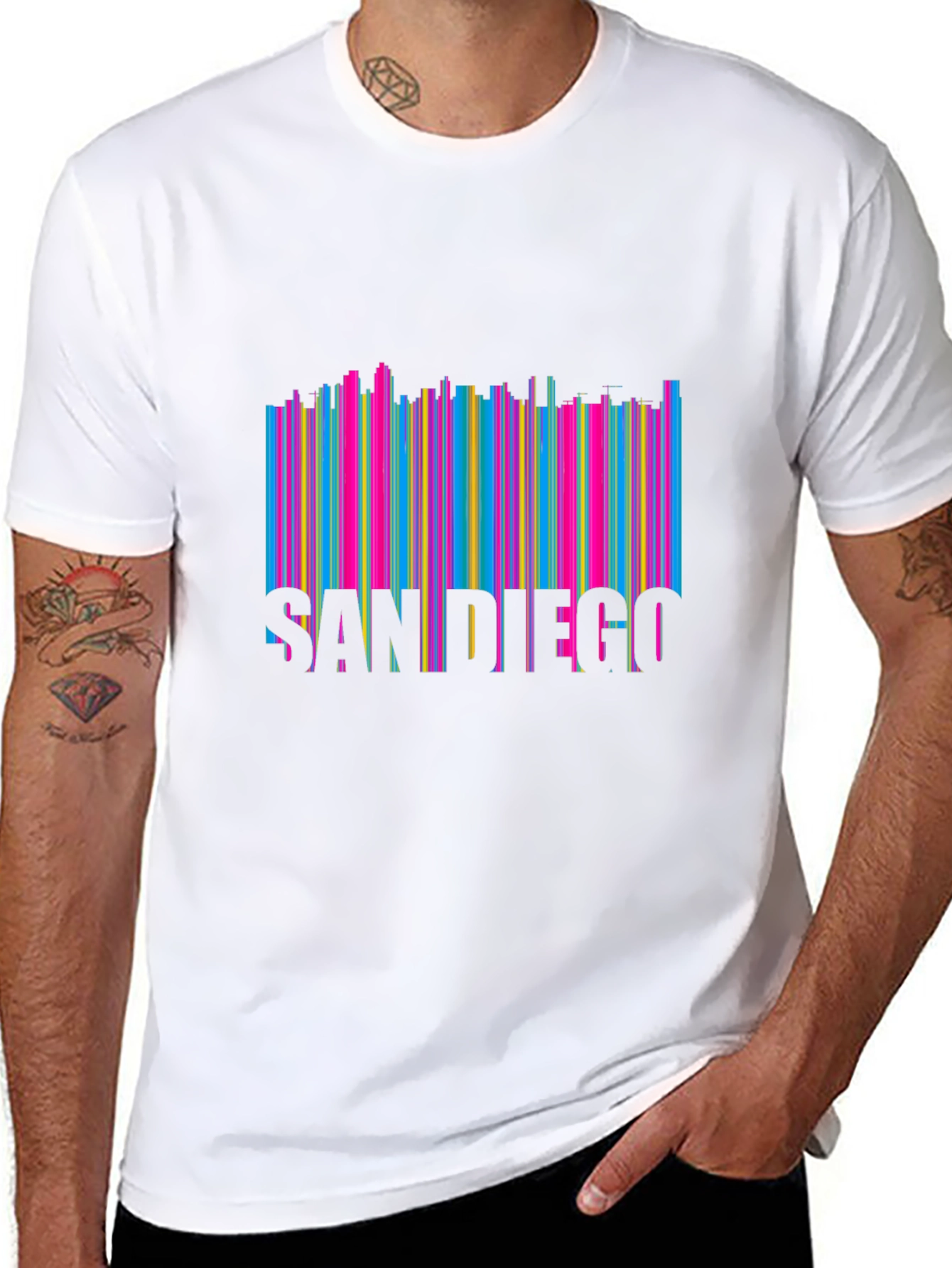 San Diego Skyline Graphic T-Shirt