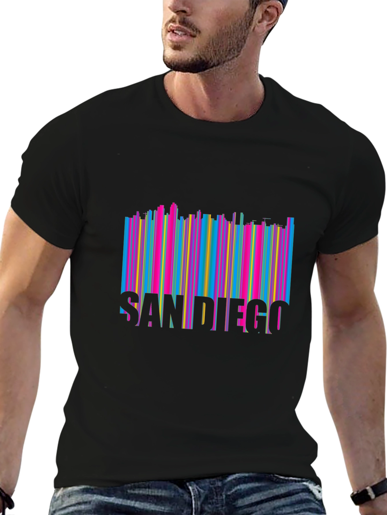 San Diego Skyline Graphic T-Shirt