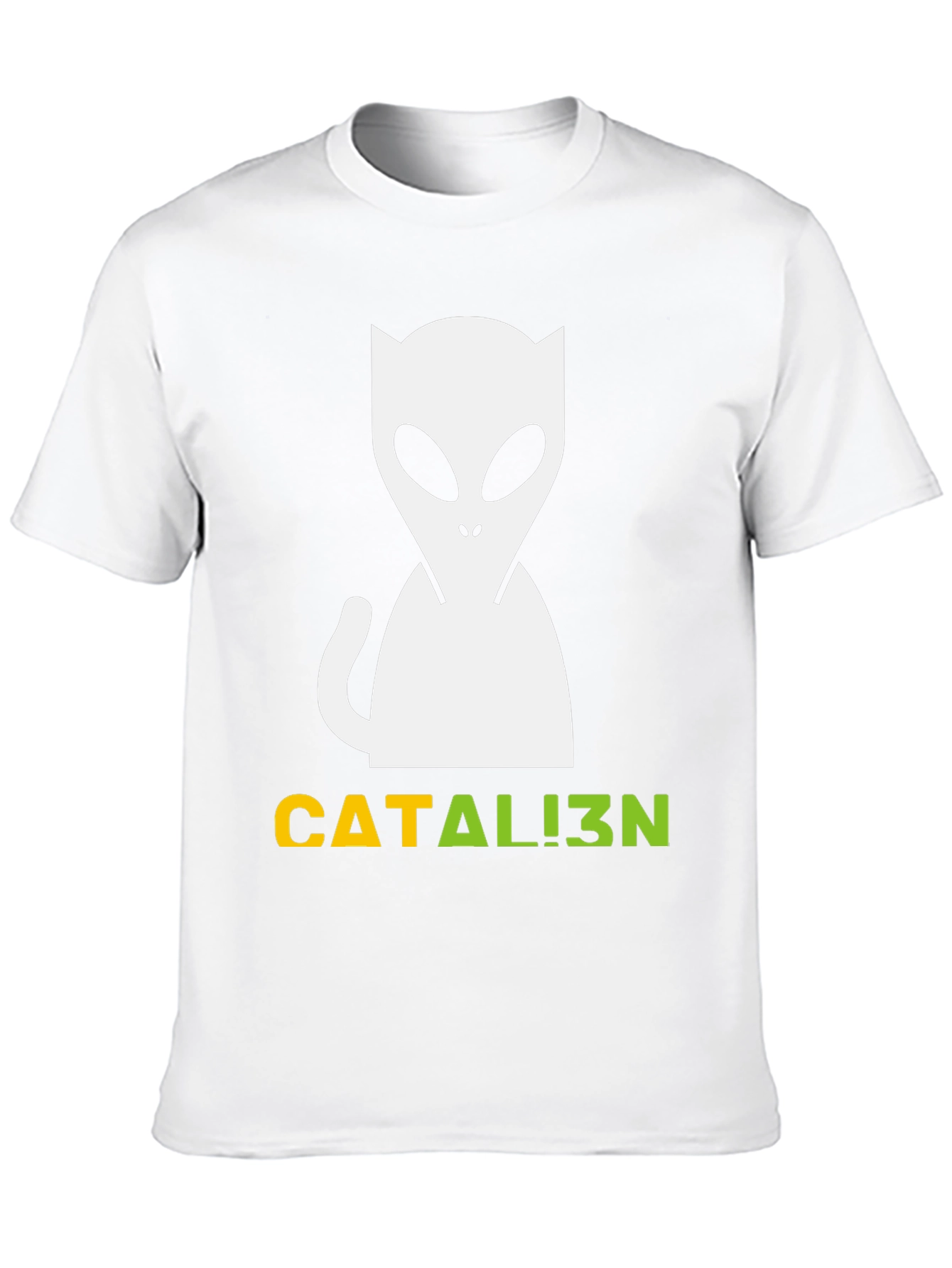 Catalien T-Shirt: Cat Meets Alien Graphic Tee