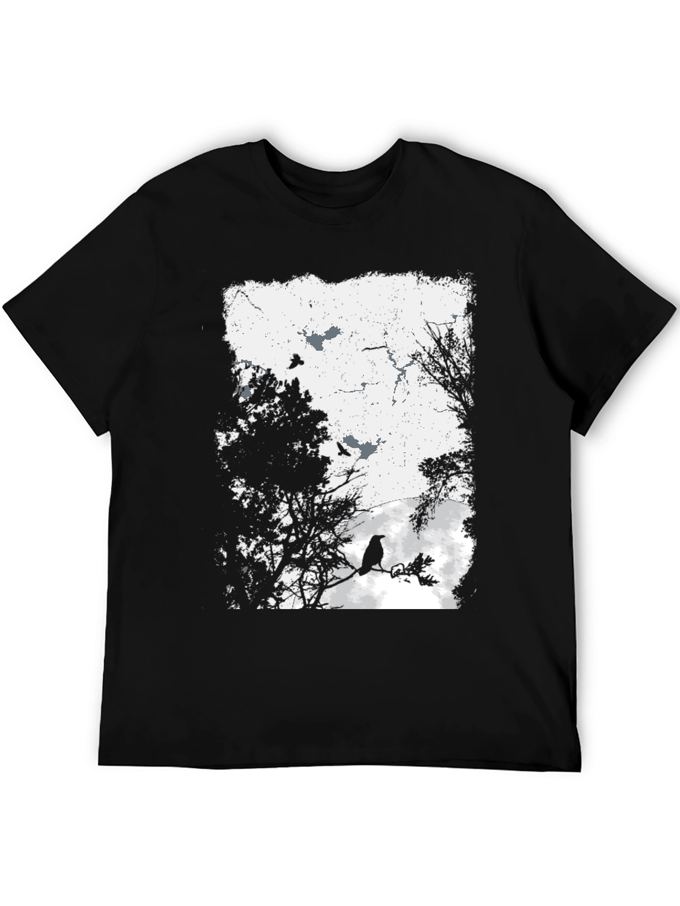 Raven Silhouette Graphic Tee