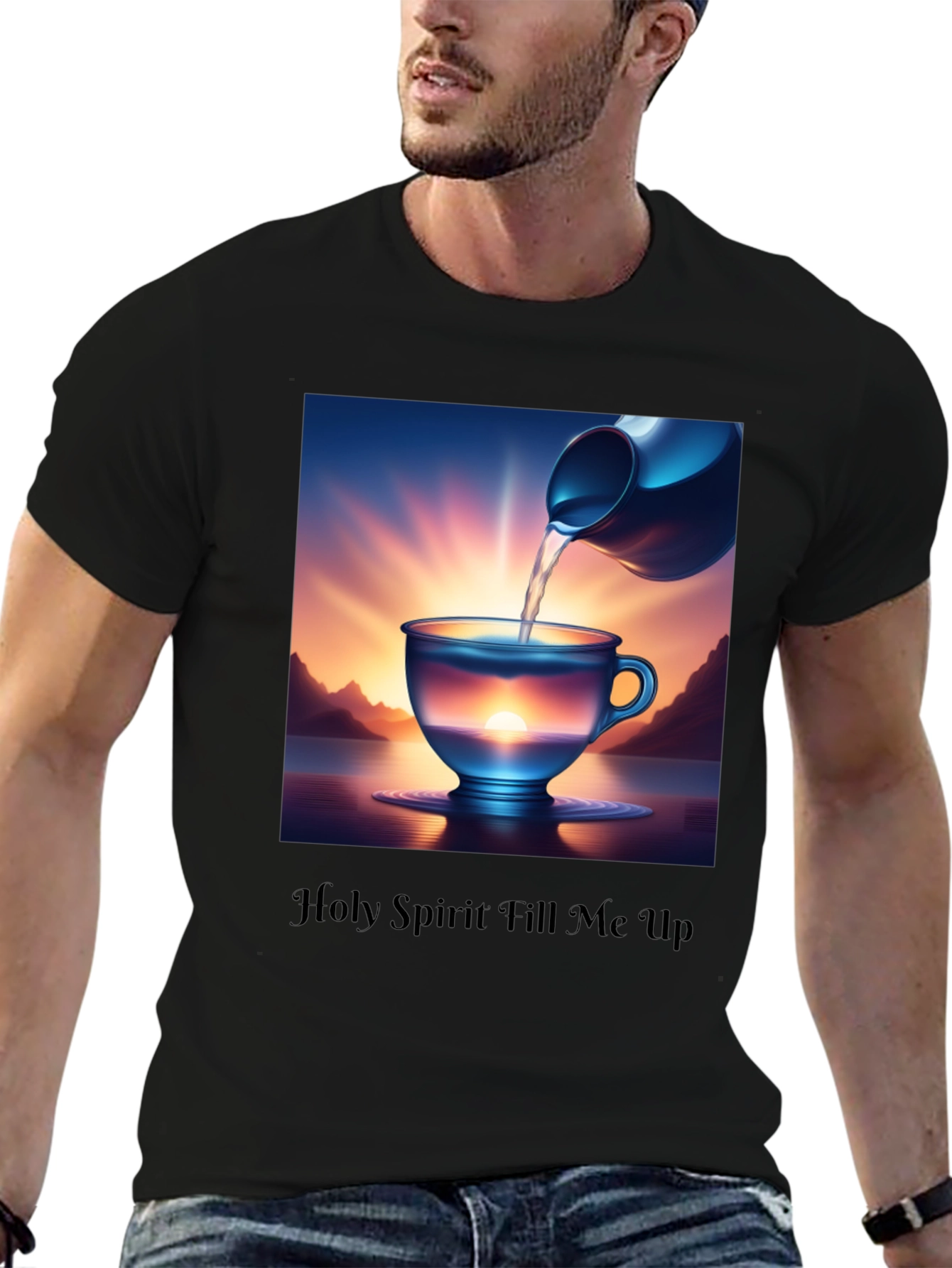 Holy Spirit Fill Me Up Christian T-Shirt