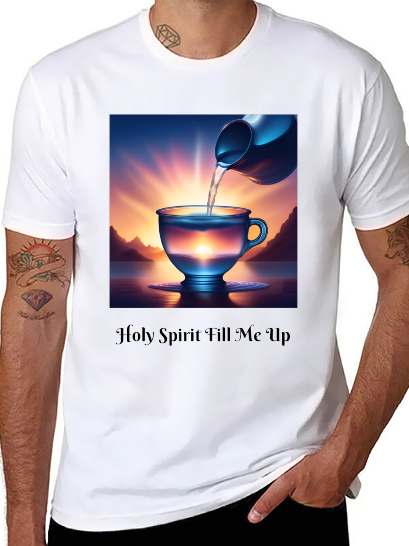 Holy Spirit Fill Me Up Christian T-Shirt