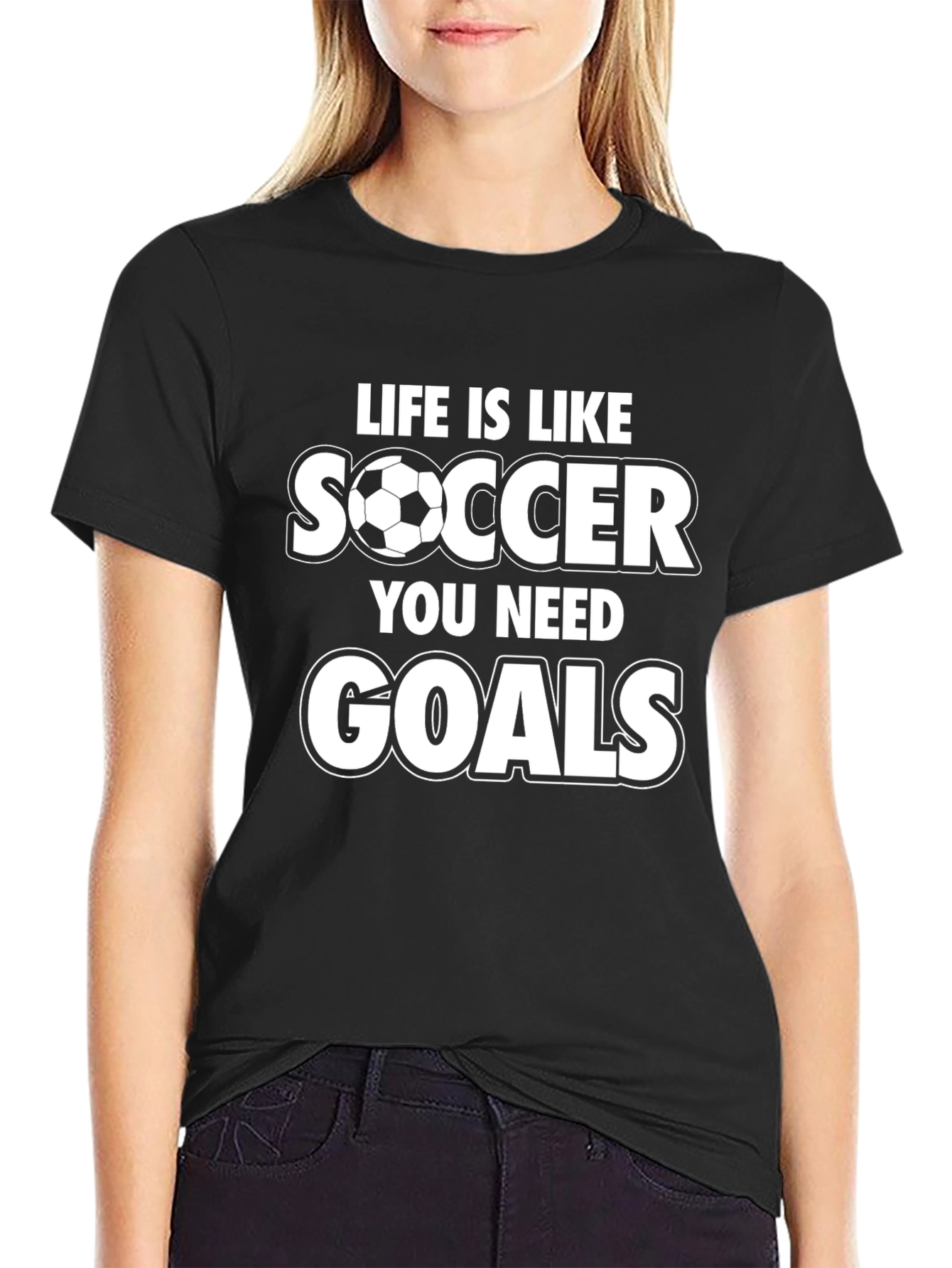 Life is Like Soccer Graphic Tee
