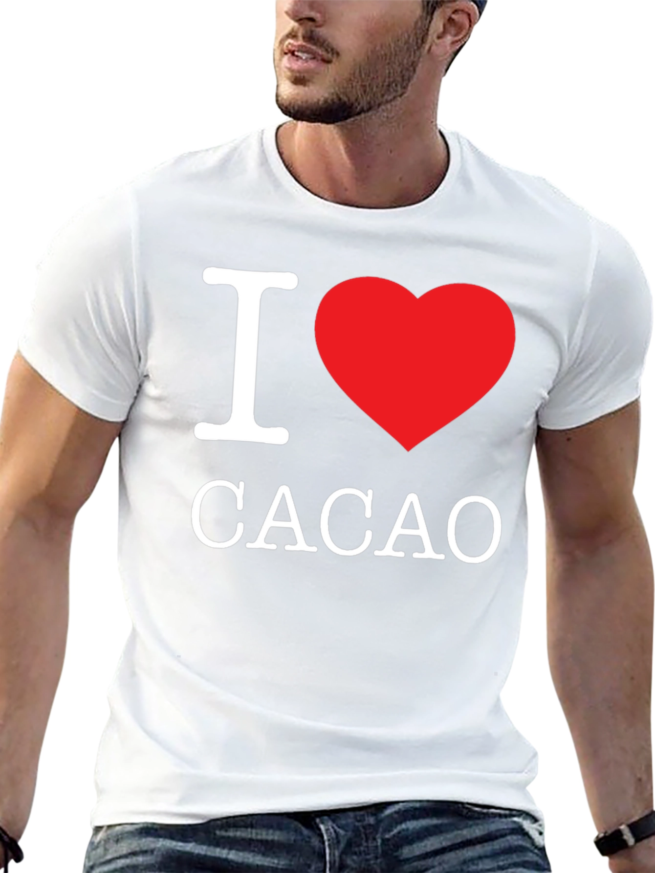 I Heart Cacao - Graphic Print T-Shirt