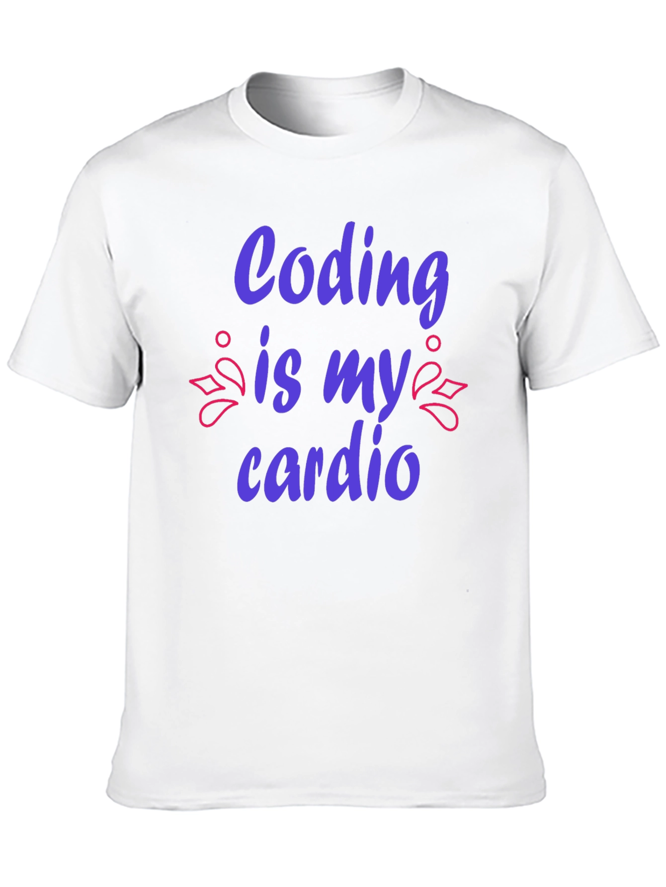 Coding Is My Cardio Black T-Shirt