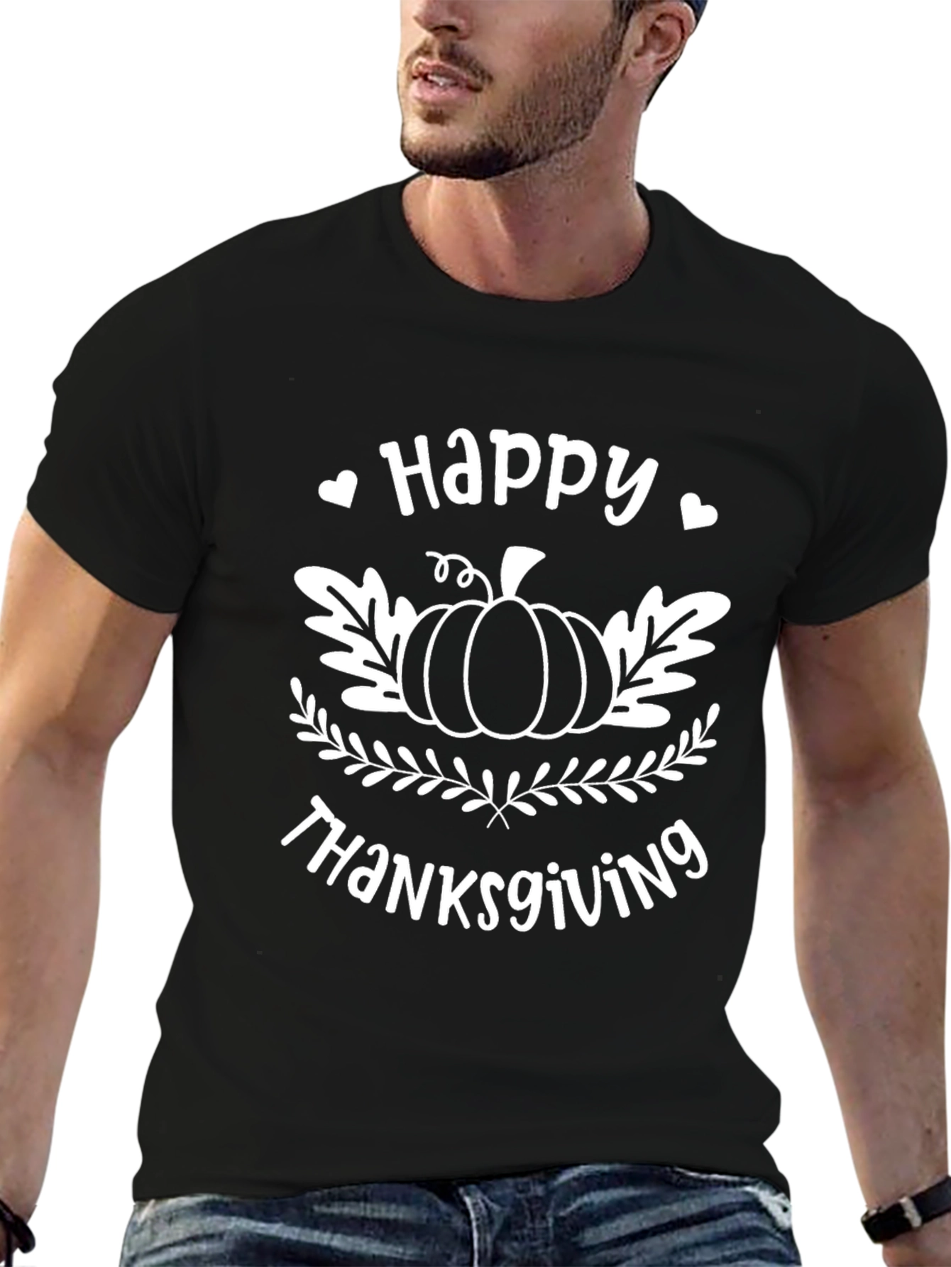 Happy Thanksgiving Graphic T-Shirt