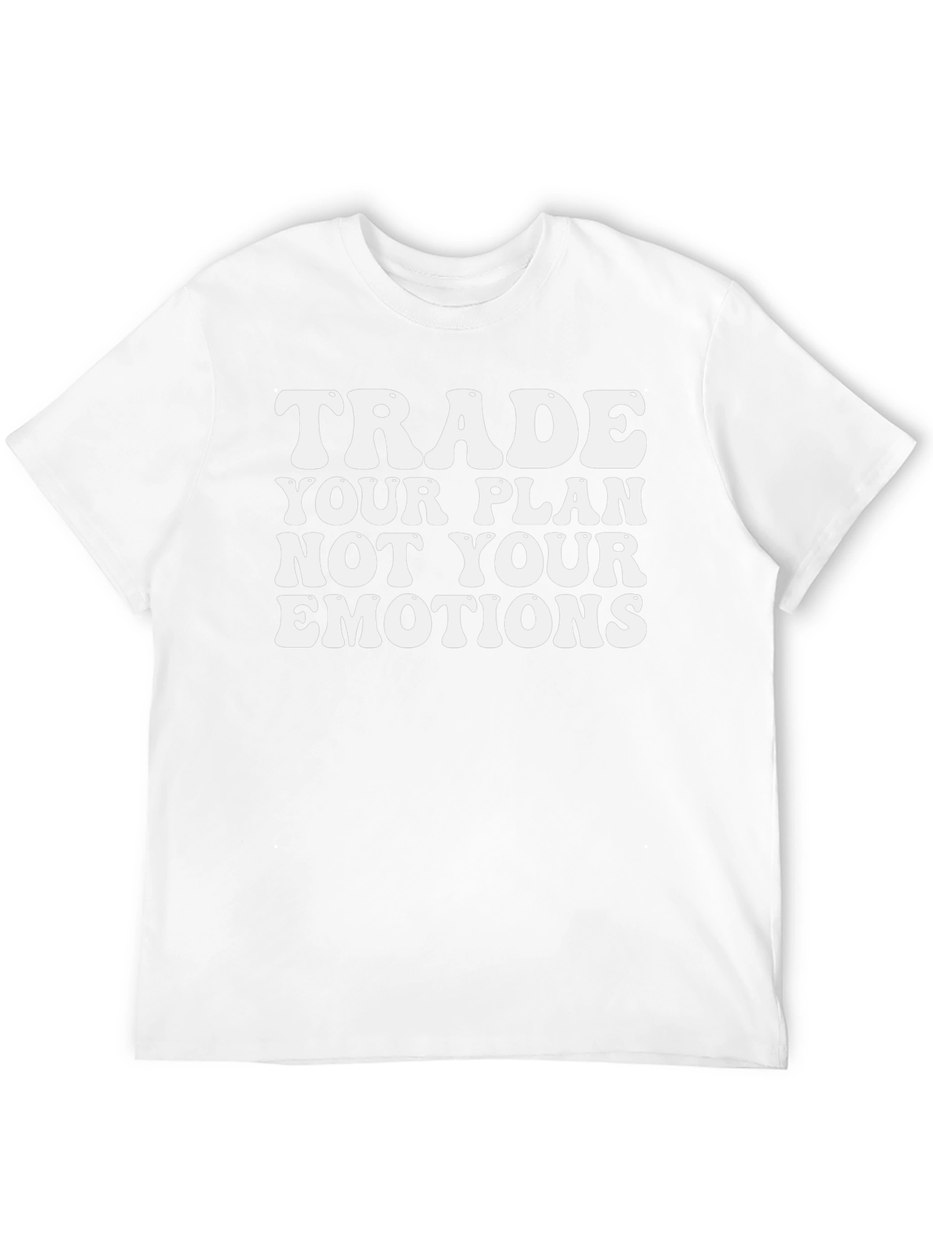 Trade Your Plan Not Emotions - Black Tee