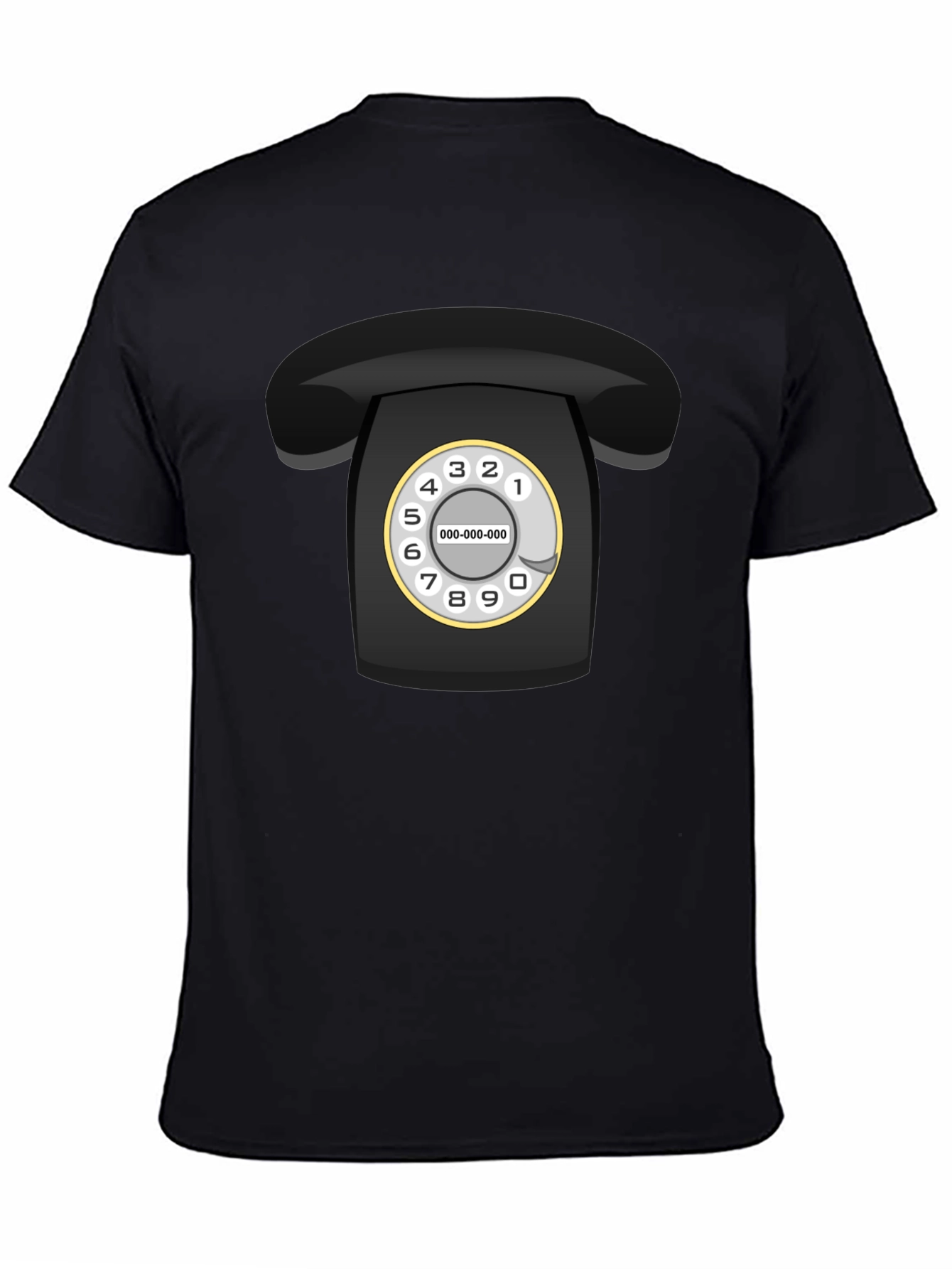 Retro Rotary Phone Graphic Tee - Classic Cool!