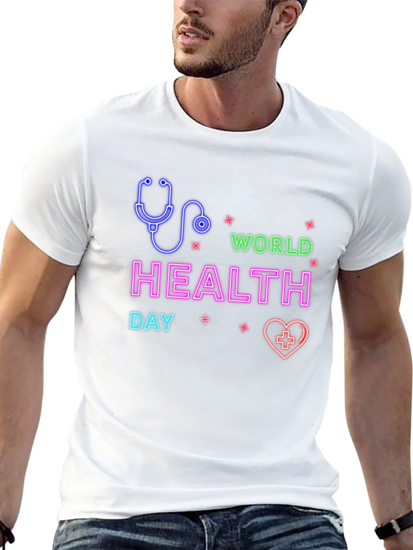 World Health Day Black Tee