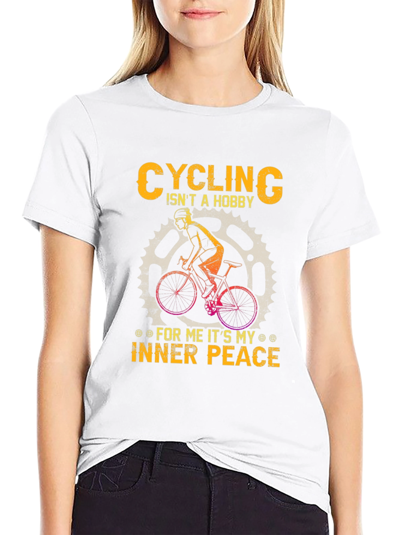 Cycling Inner Peace Graphic Tee