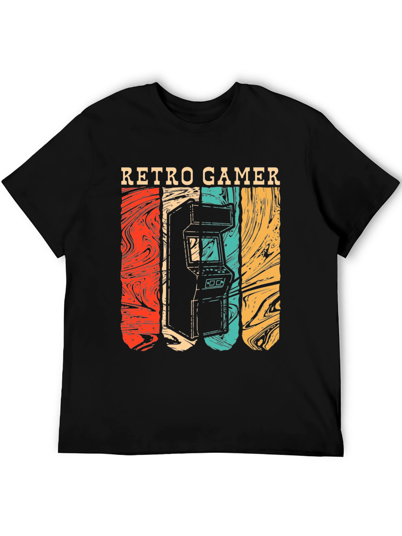 Retro Gamer Graphic T-Shirt - Arcade Game Design