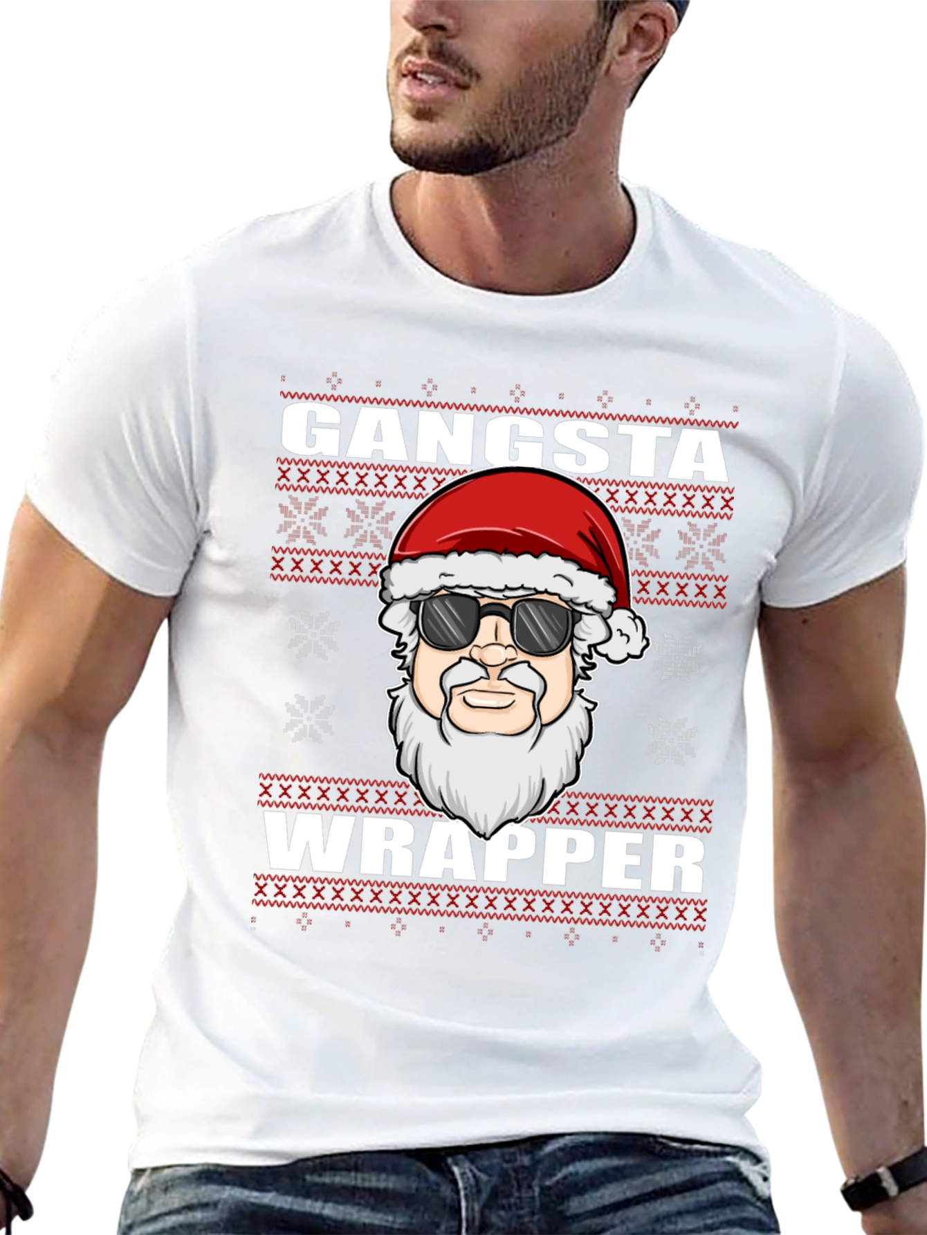 Gangsta Wrapper Christmas T-Shirt