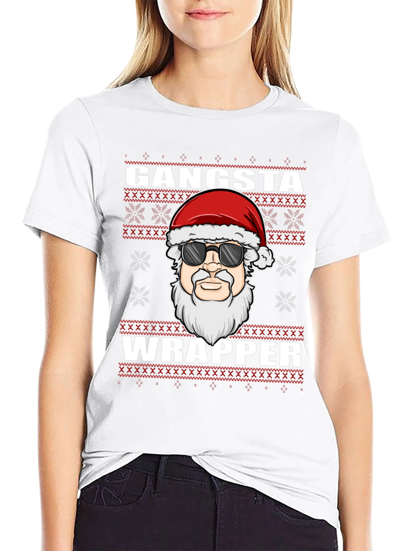 Gangsta Wrapper Christmas T-Shirt