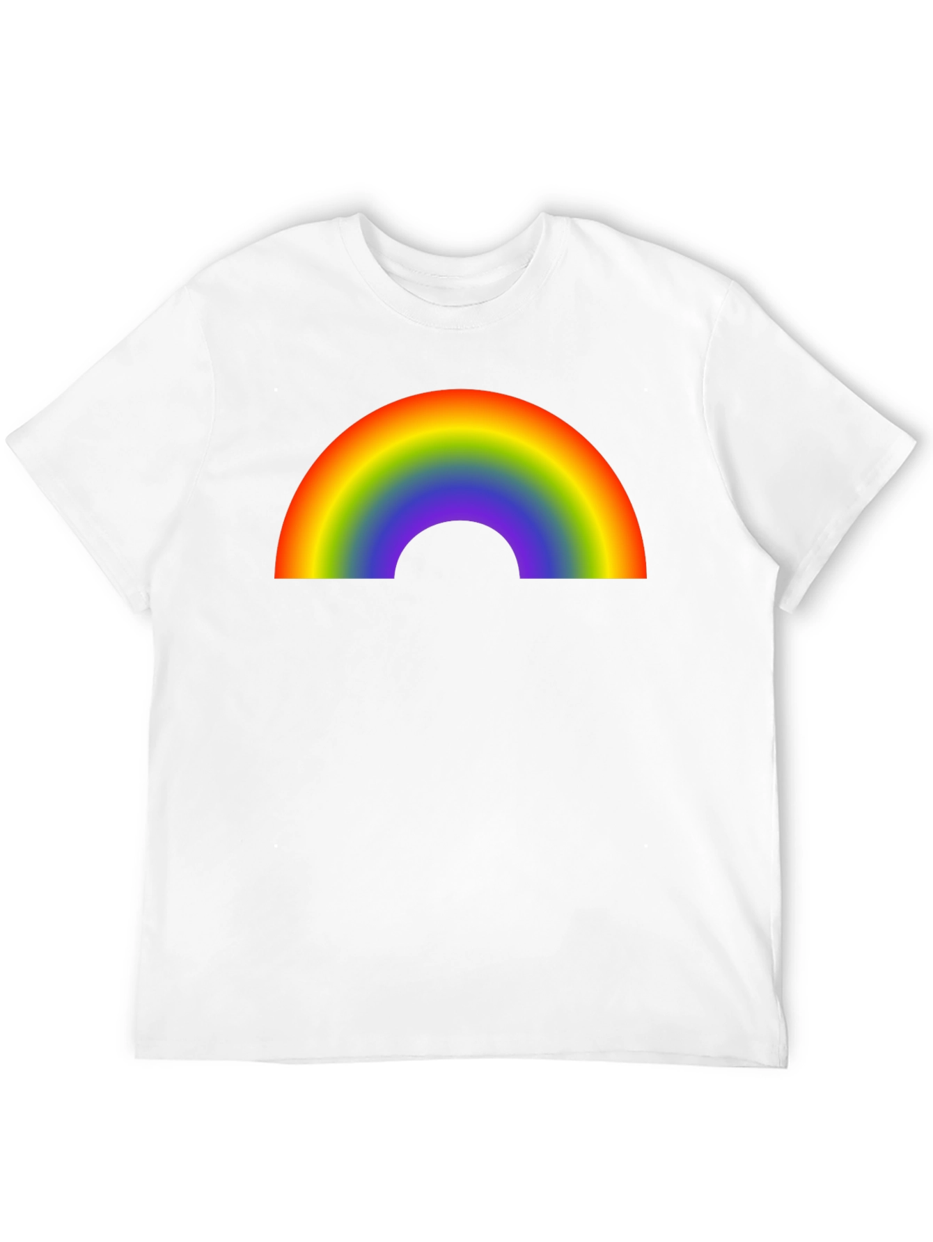 Rainbow Graphic Black T-Shirt