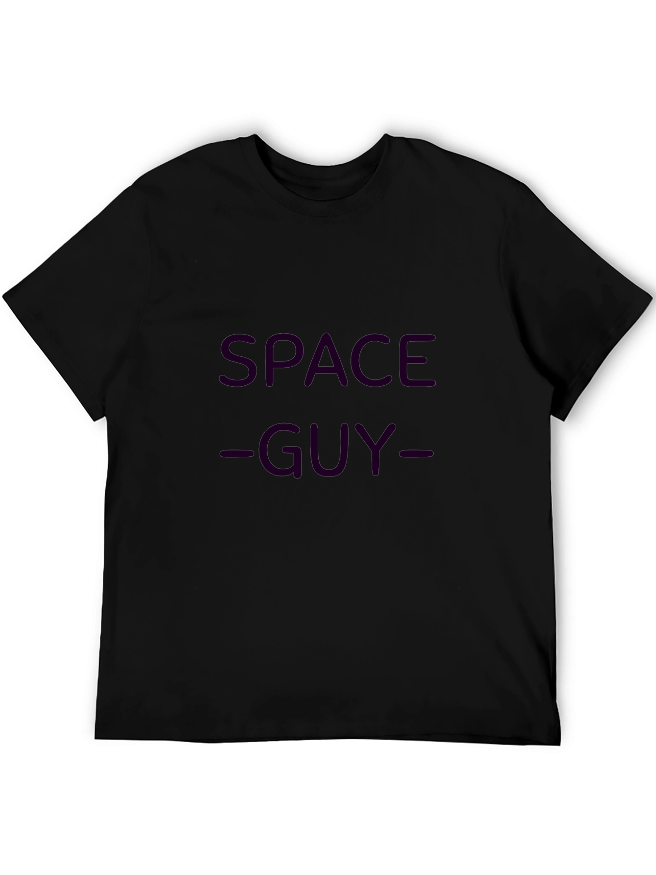 Space Guy Black Graphic Tee Shirt