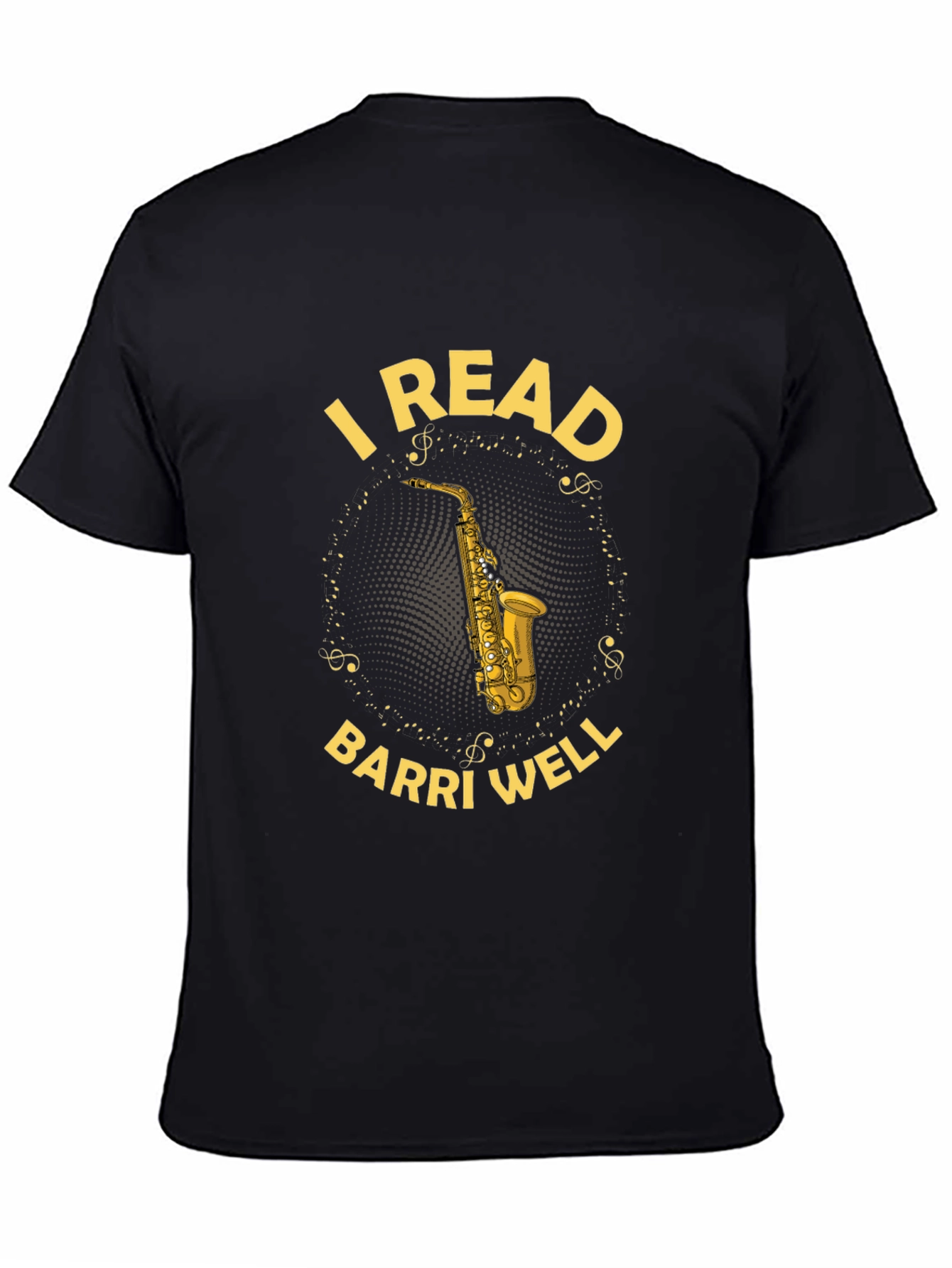 I Read Barri Well Saxophone T-Shirt