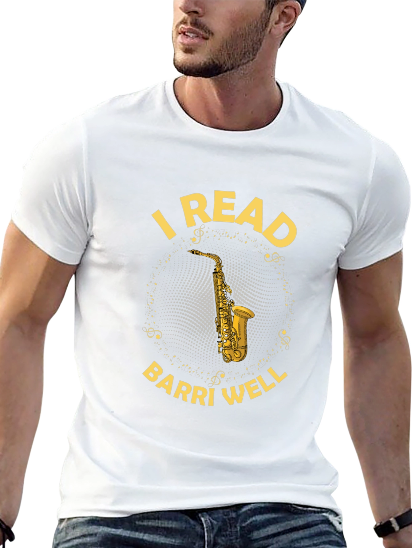I Read Barri Well Saxophone T-Shirt