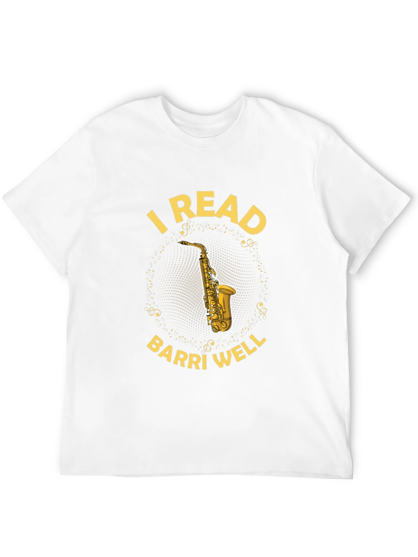 I Read Barri Well Saxophone T-Shirt