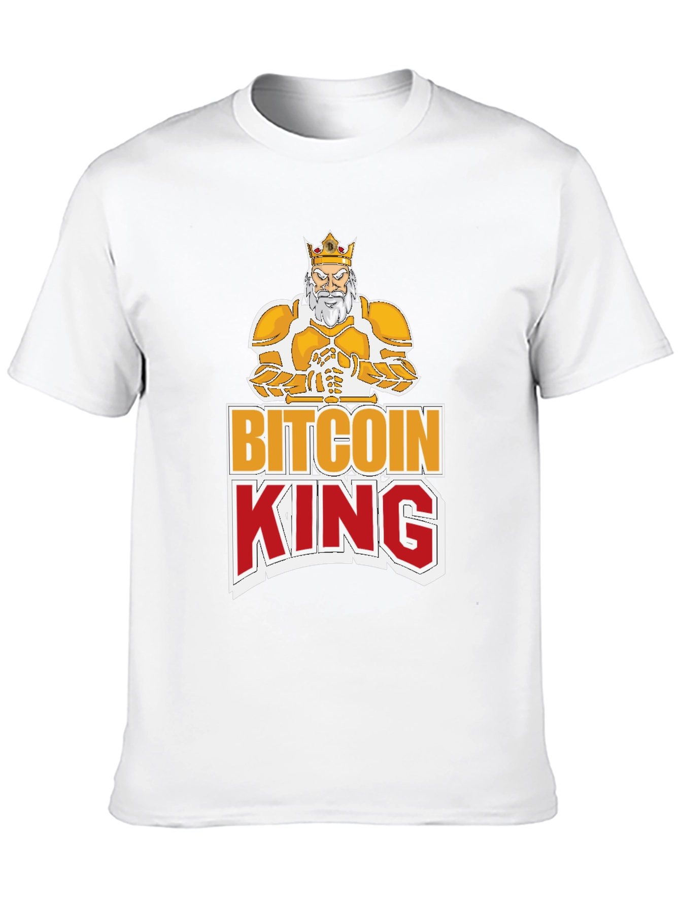 Bitcoin King Graphic T-Shirt - Crypto Currency Tee